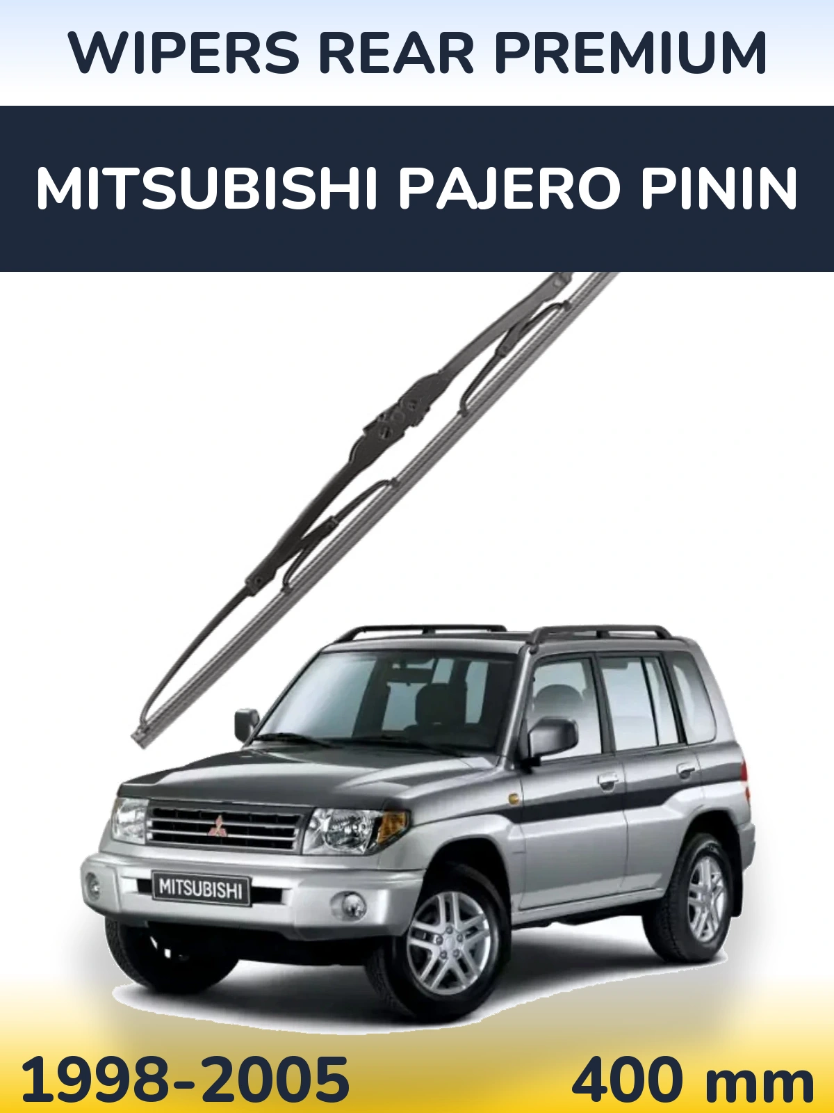 Tylna wycieraczka WIPERS REAR PREMIUM 400 mm do Mitsubishi Pajero Pinin 1998-2005
