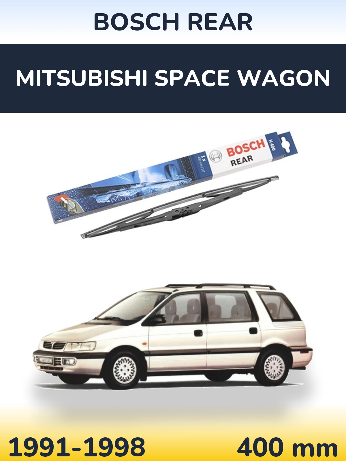 Tylna wycieraczka BOSCH Rear 400 mm do Mitsubishi Space Wagon 1991-1998