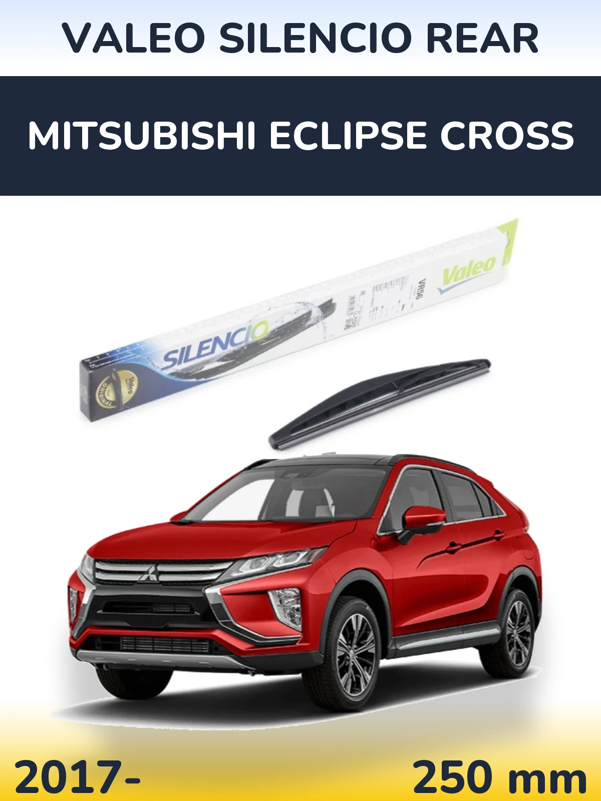 Tylna wycieraczka Valeo Silencio Rear 240 mm do Mitsubishi Eclipse Cross 2017-2026