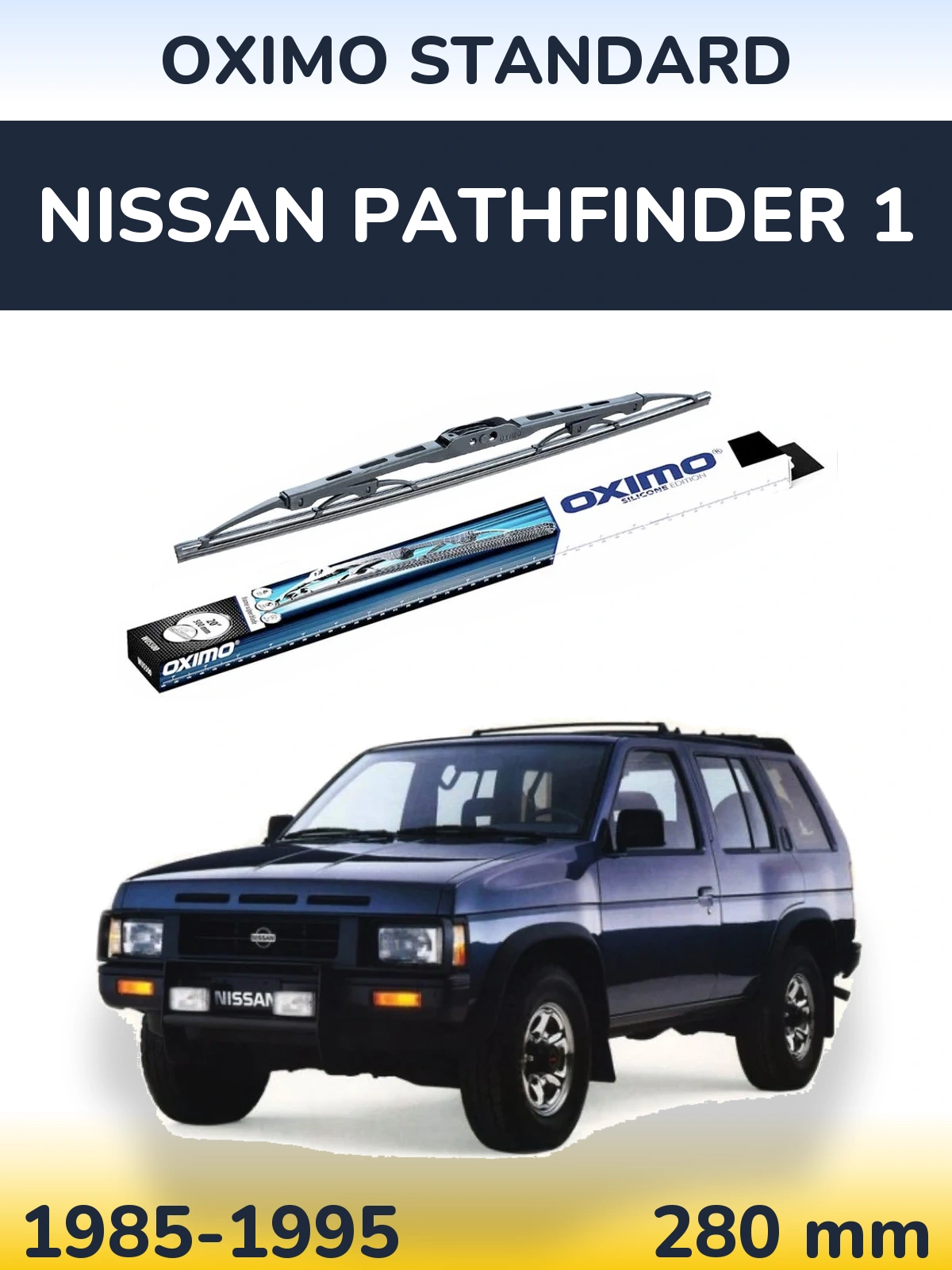 Tylna wycieraczka Oximo Standard 275 mm do Nissan Pathfinder 1 1985-1995