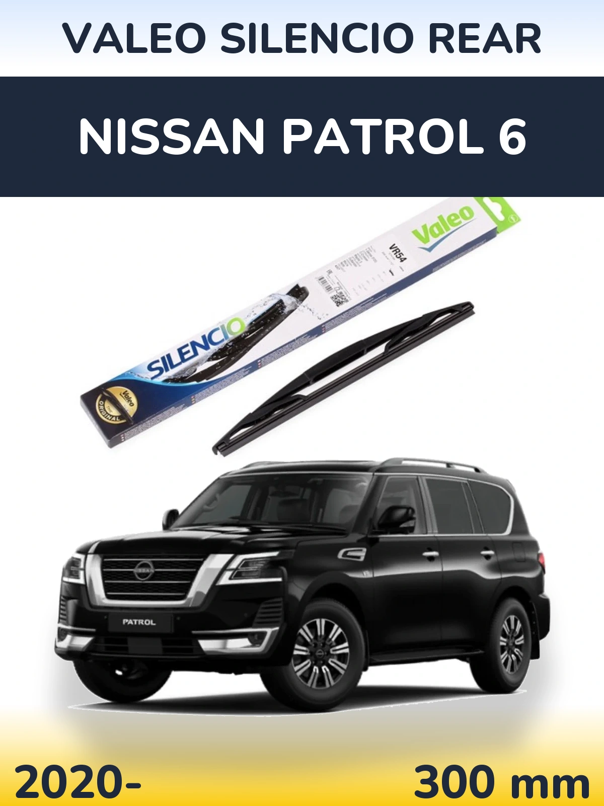 Tylna wycieraczka Valeo Silencio Rear 300 mm do Nissan Patrol 6 2020-2026