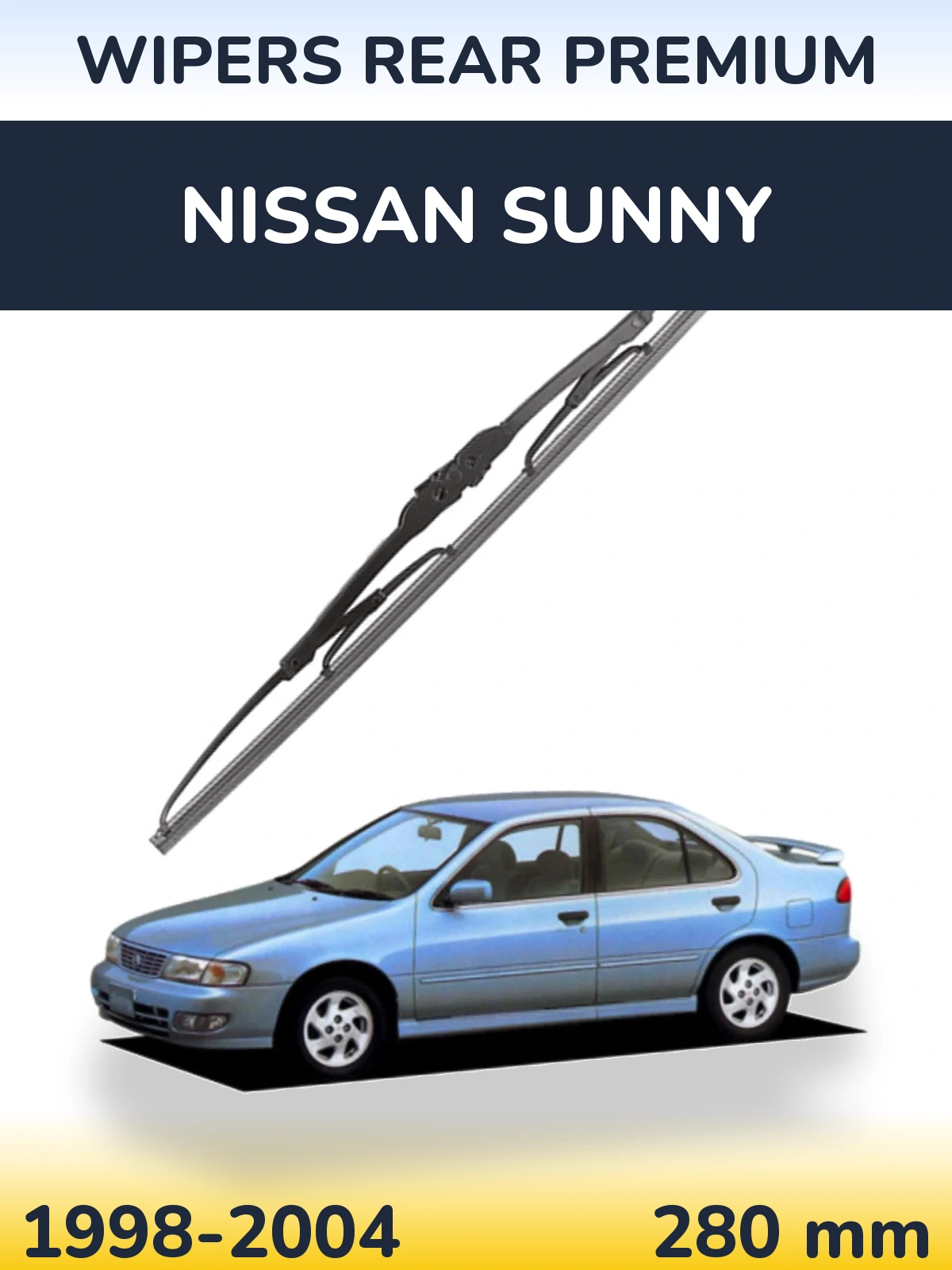 Задня щітка WIPERS REAR PREMIUM 280 мм для Nissan Sunny 1998-2004