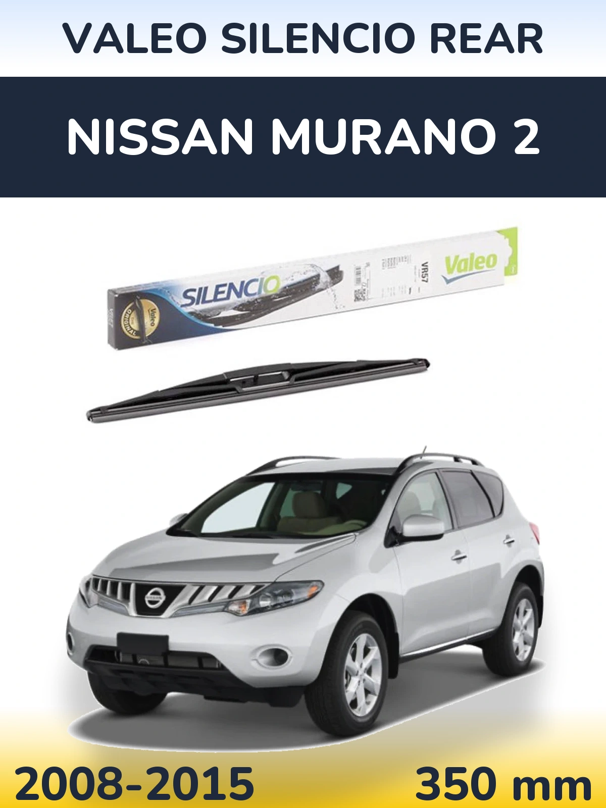 Tylna wycieraczka Valeo Silencio Rear 345 mm do Nissan Murano 2 2008-2015