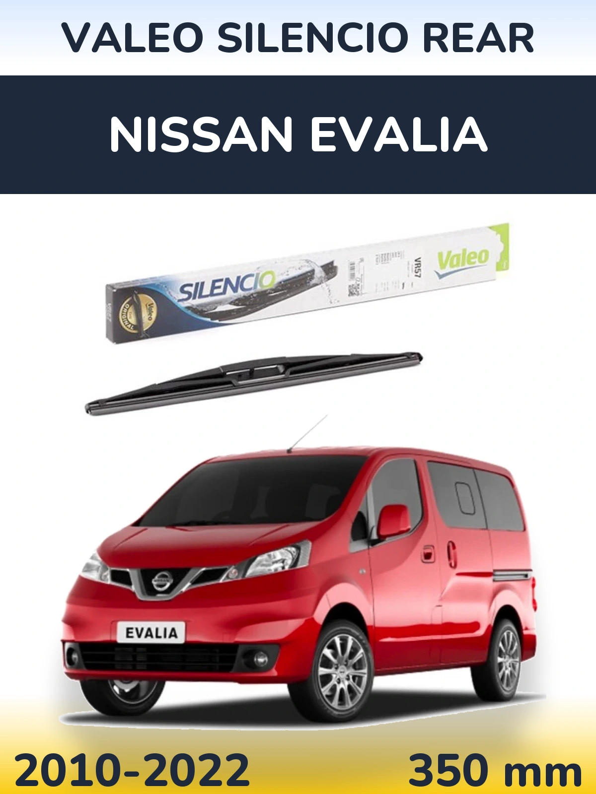 Tylna wycieraczka Valeo Silencio Rear 345 mm do Nissan Evalia 2010-2022