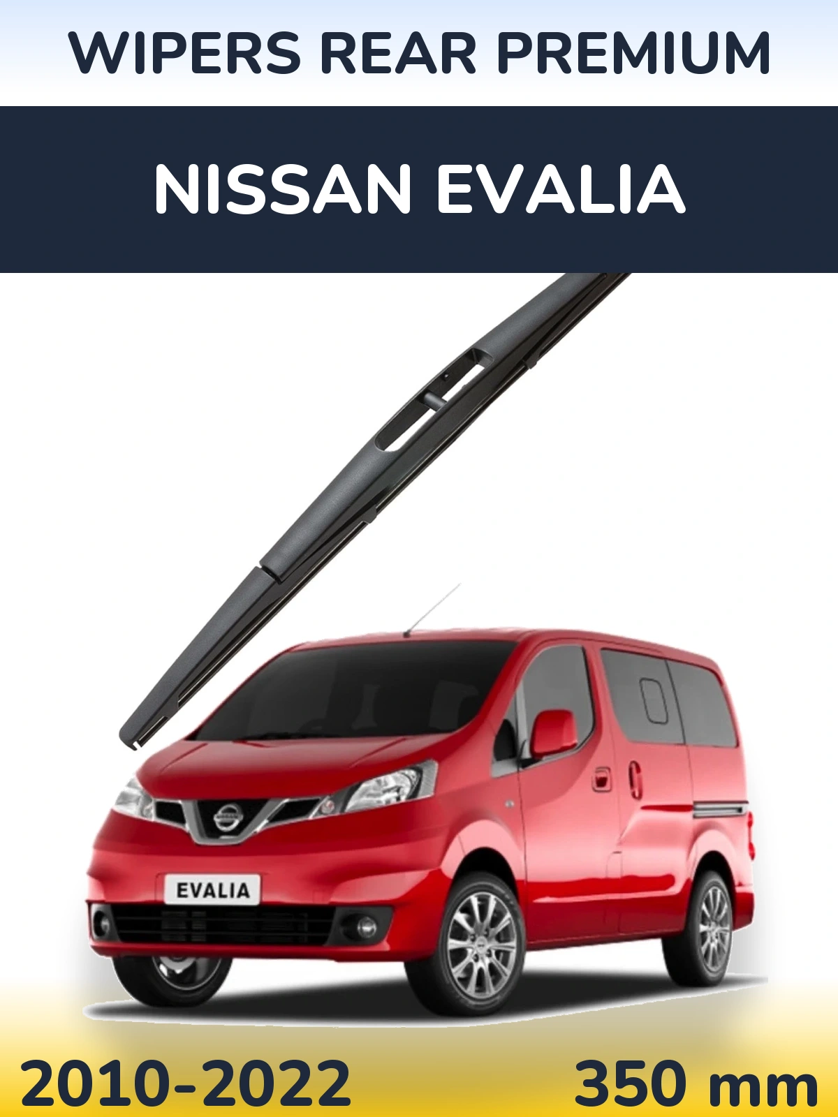 Rear wiper blade WIPERS REAR PREMIUM 350 mm for Nissan Evalia 2010-2022
