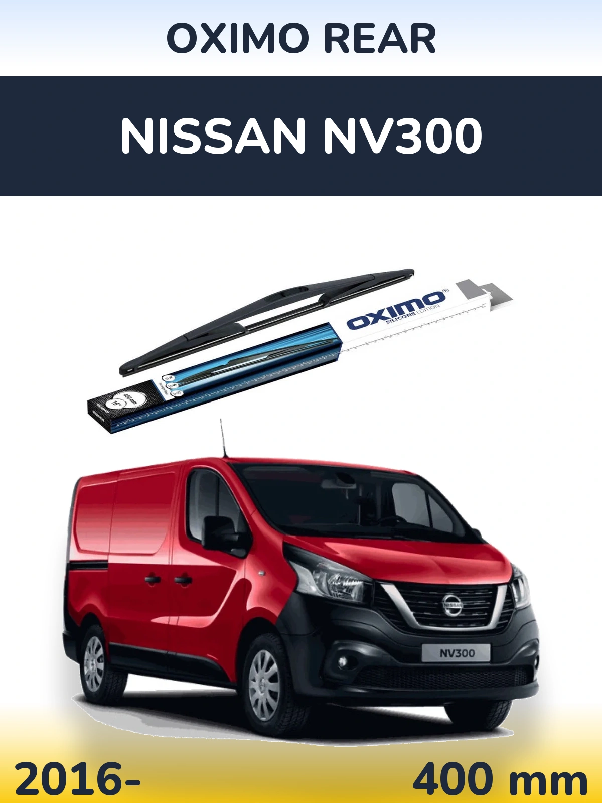 Tylna wycieraczka Oximo Rear 400 mm do Nissan NV300 2016-2026