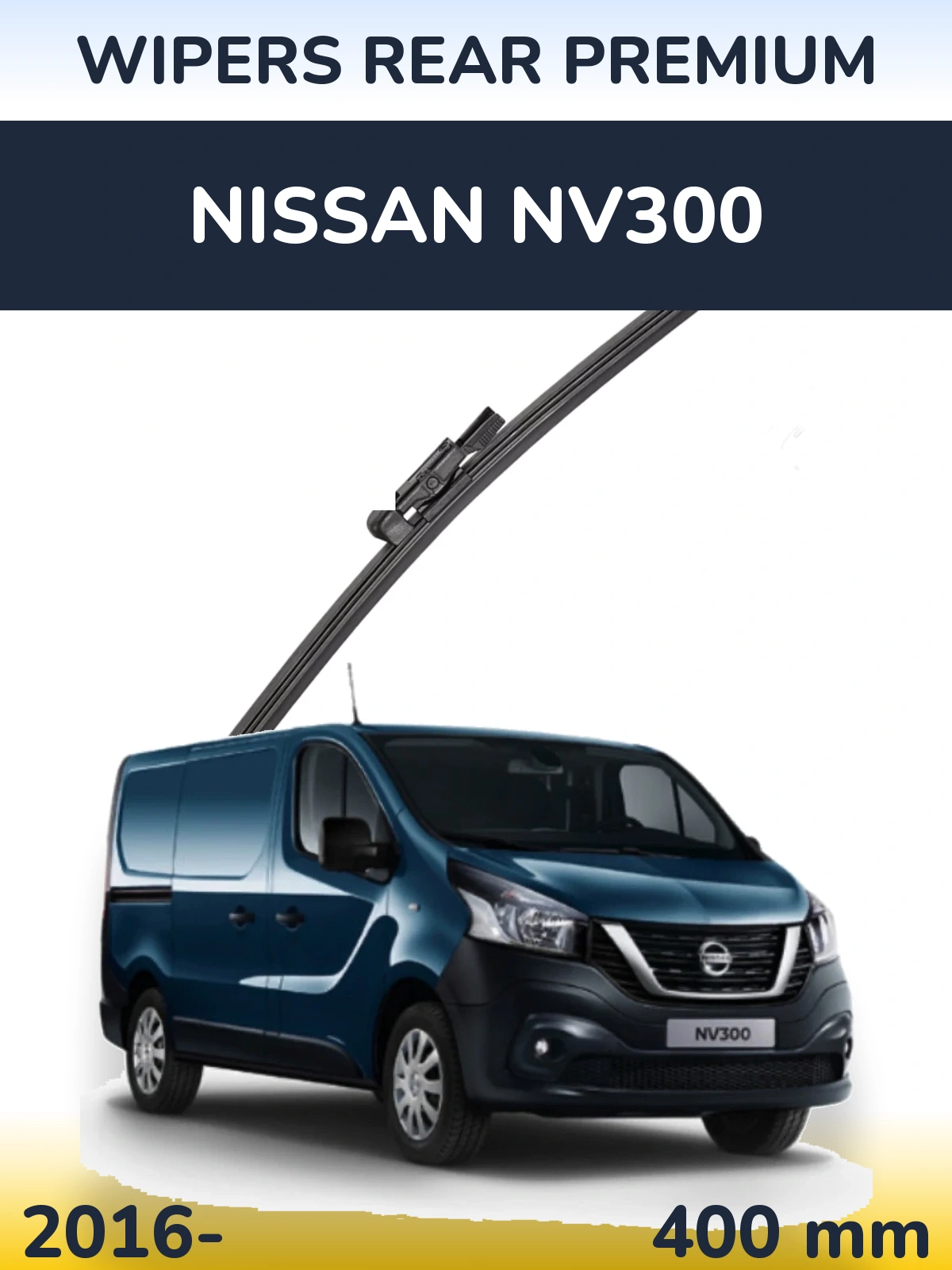 Задня щітка WIPERS REAR PREMIUM 400 мм для Nissan NV300 2016-2026