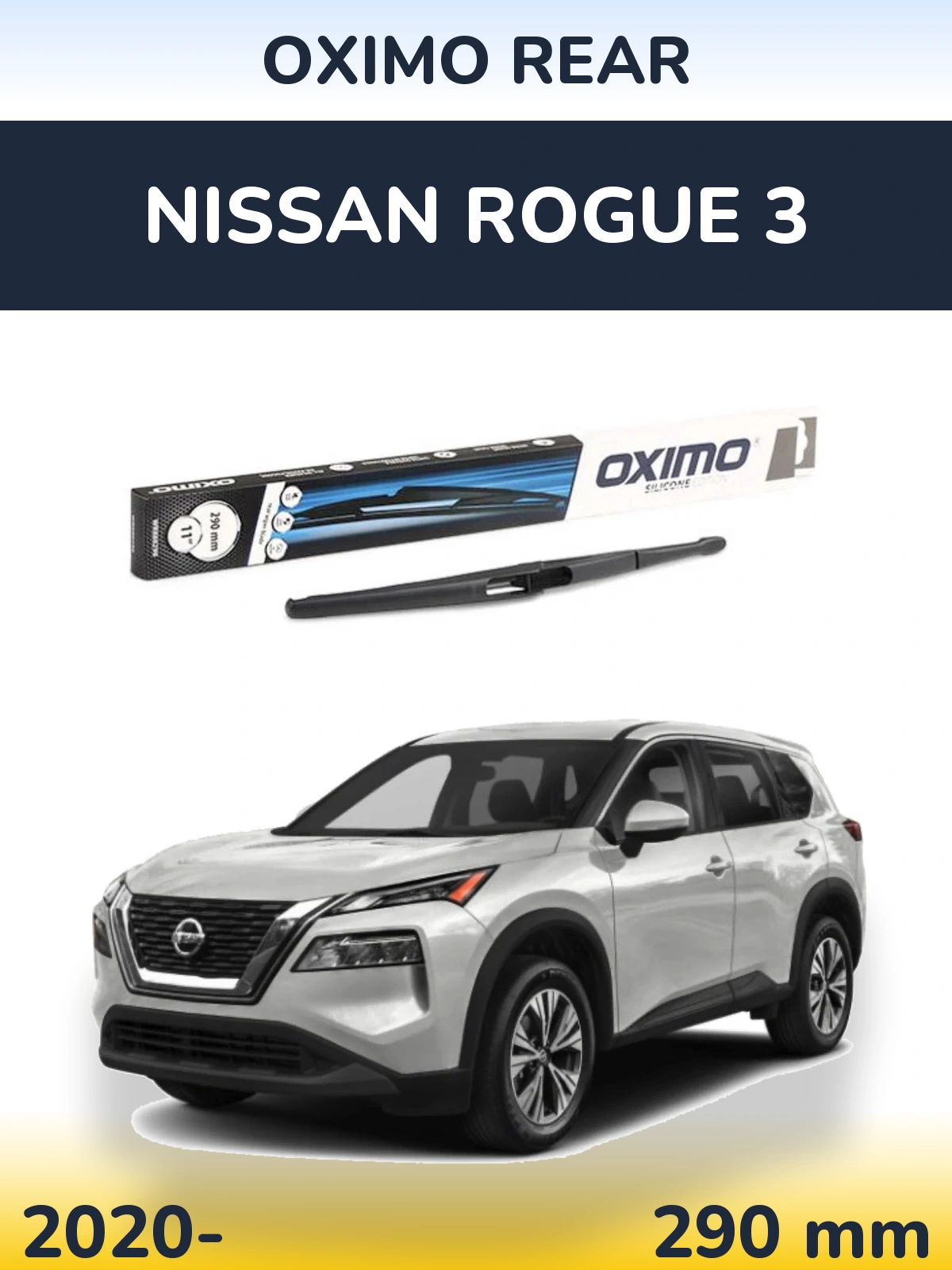 Tylna wycieraczka Oximo Rear 290 mm do Nissan Rogue 3 2020-2026