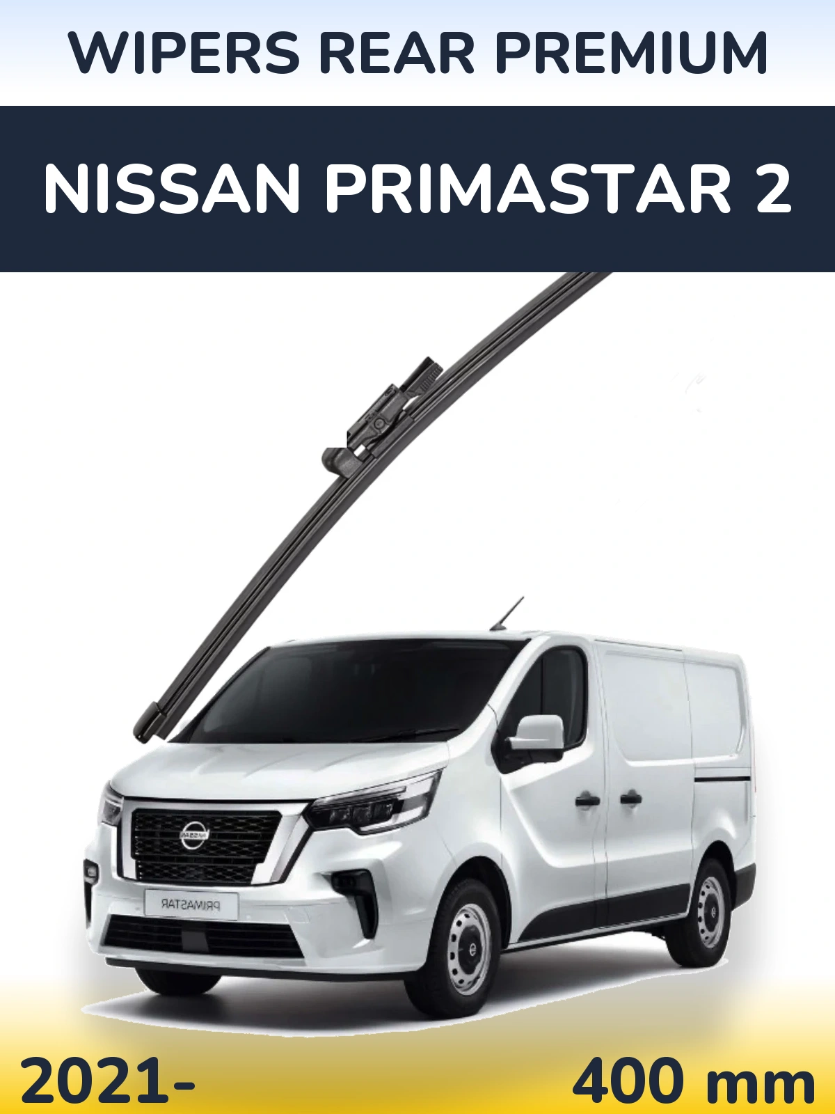 Задня щітка WIPERS REAR PREMIUM 400 мм для Nissan Primastar 2 2021-2026