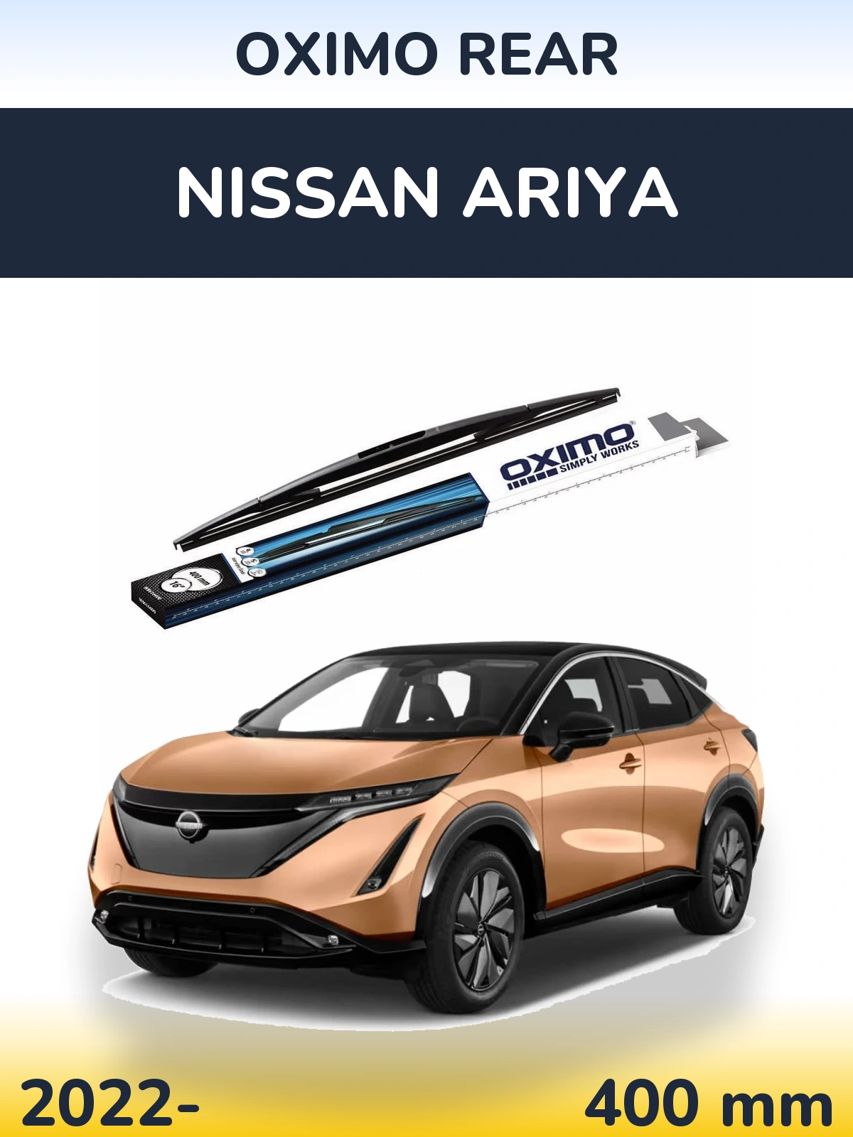 Задня щітка Oximo Rear 400 мм для Nissan Ariya 2022-2026