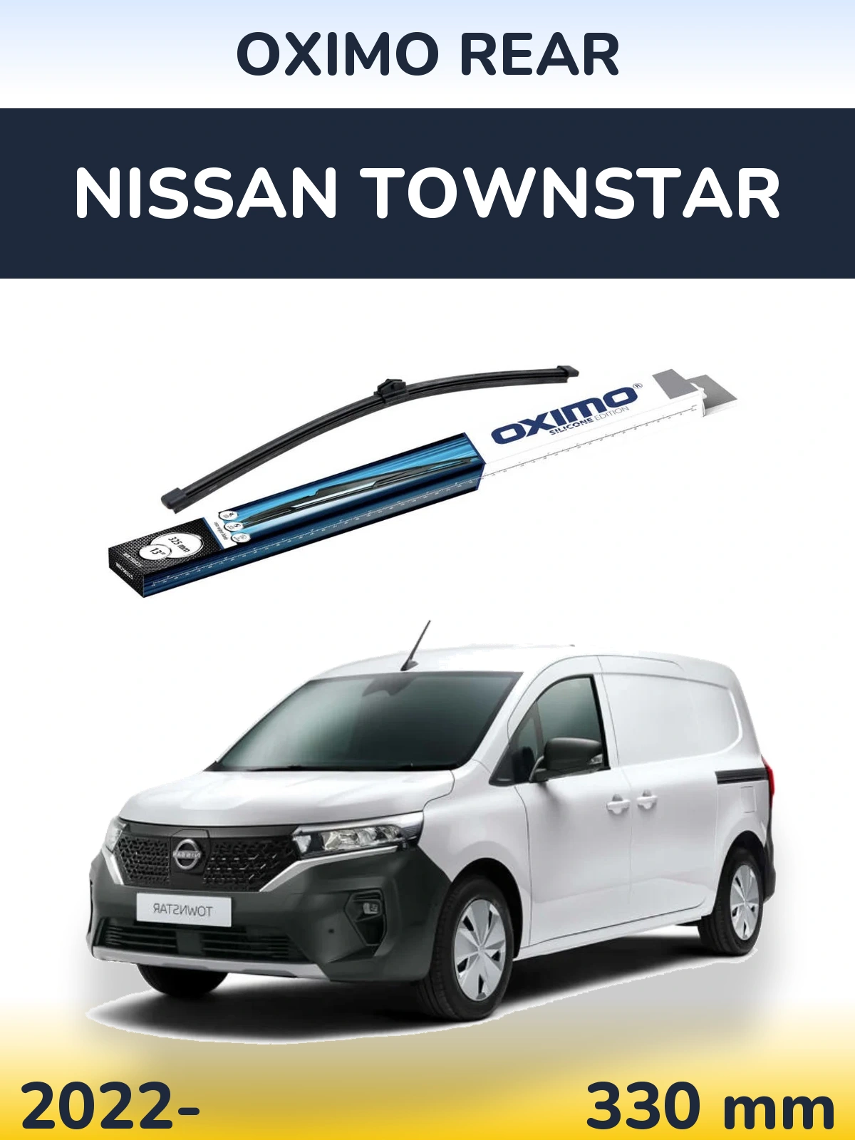 Tylna wycieraczka Oximo Rear 325 mm do Nissan Townstar 2022-2026