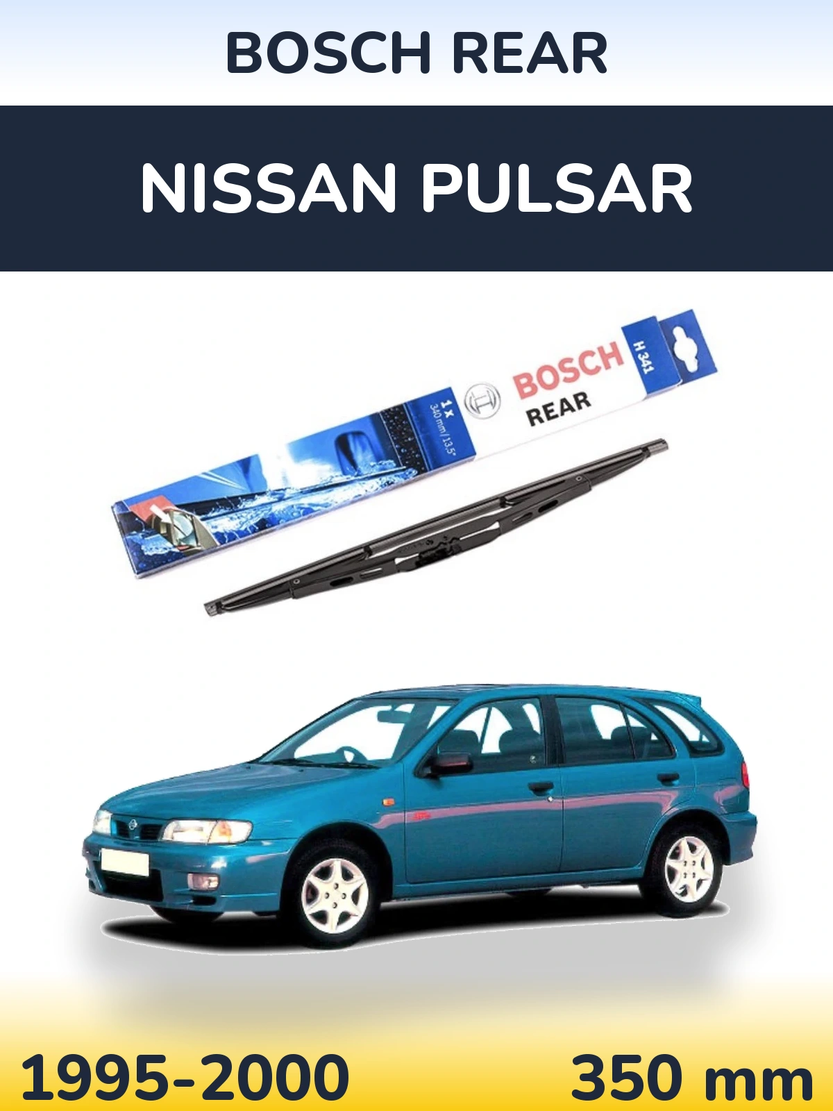 Tylna wycieraczka BOSCH Rear 340 mm do Nissan Pulsar 1995-2000