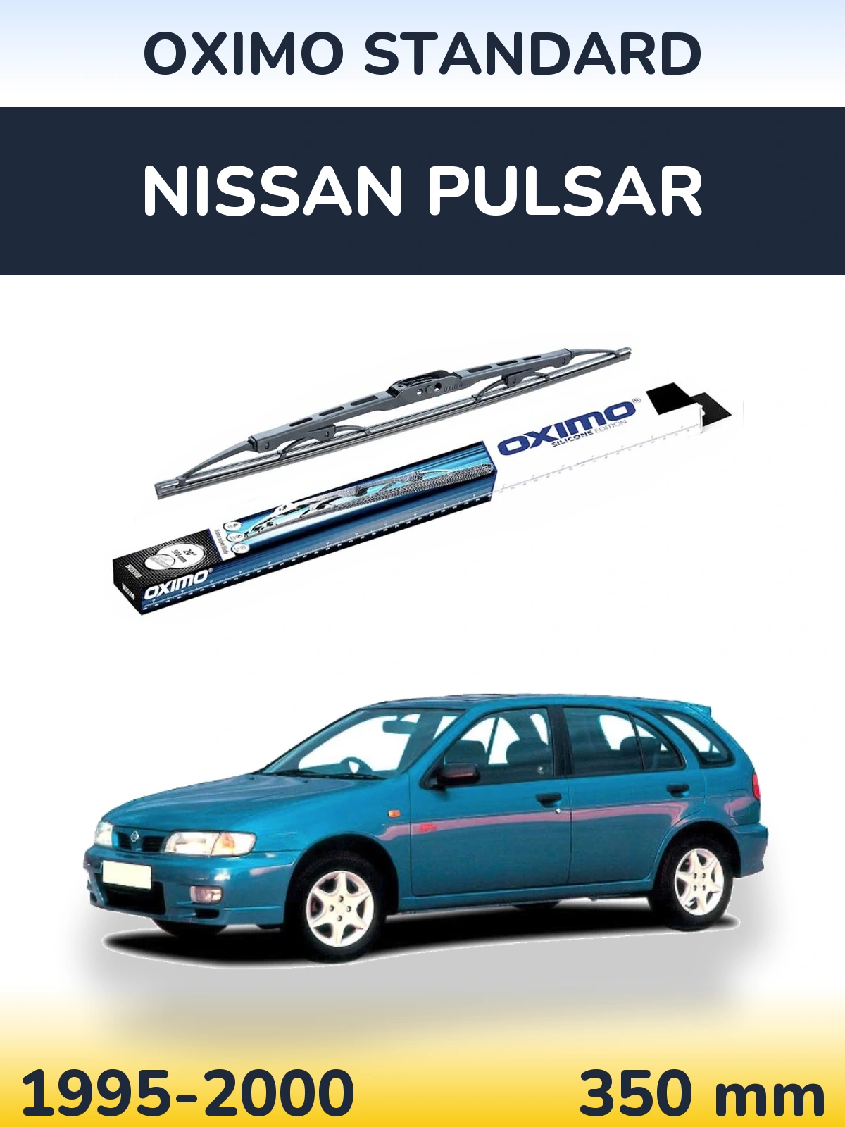Tylna wycieraczka Oximo Standard 350 mm do Nissan Pulsar 1995-2000