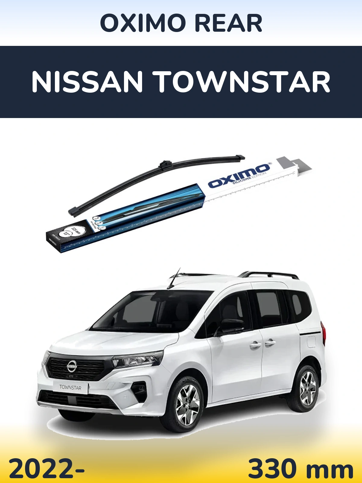 Tylna wycieraczka Oximo Rear 325 mm do Nissan Townstar 2022-2026