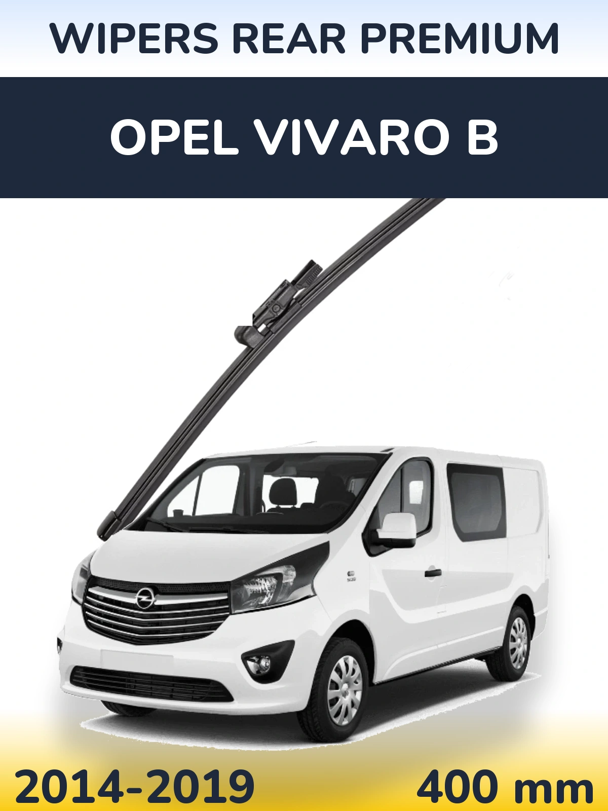Задний дворник WIPERS REAR PREMIUM 400 мм для Opel Vivaro B 2014-2019