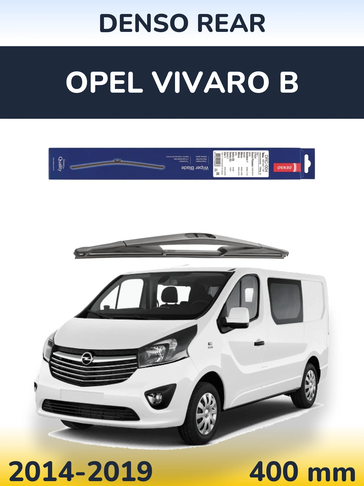 Tylna wycieraczka Denso Rear 400 mm do Opel Vivaro B 2014-2019