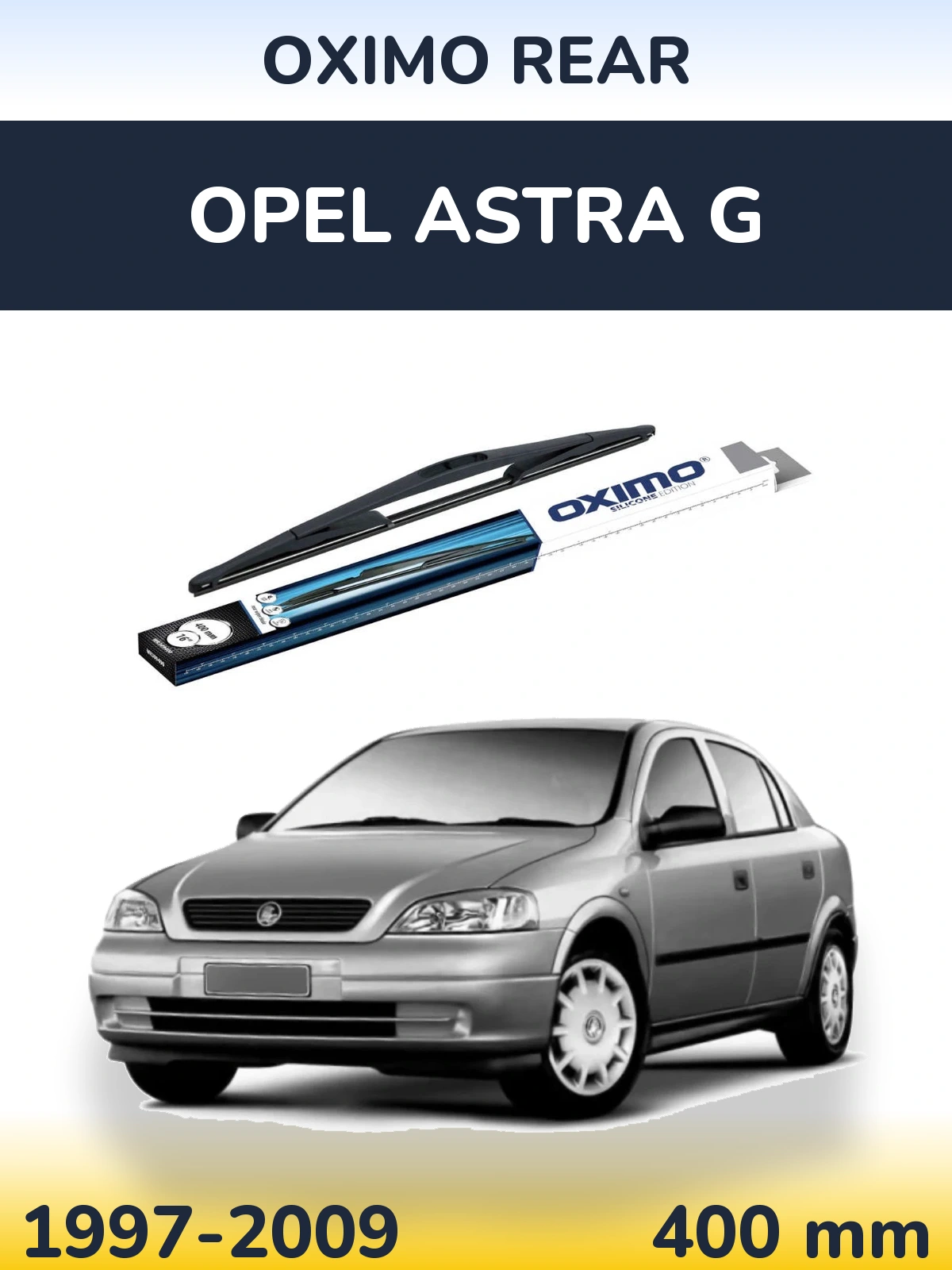 Rear wiper blade Oximo Rear 400 mm for Opel Astra G 1997-2009