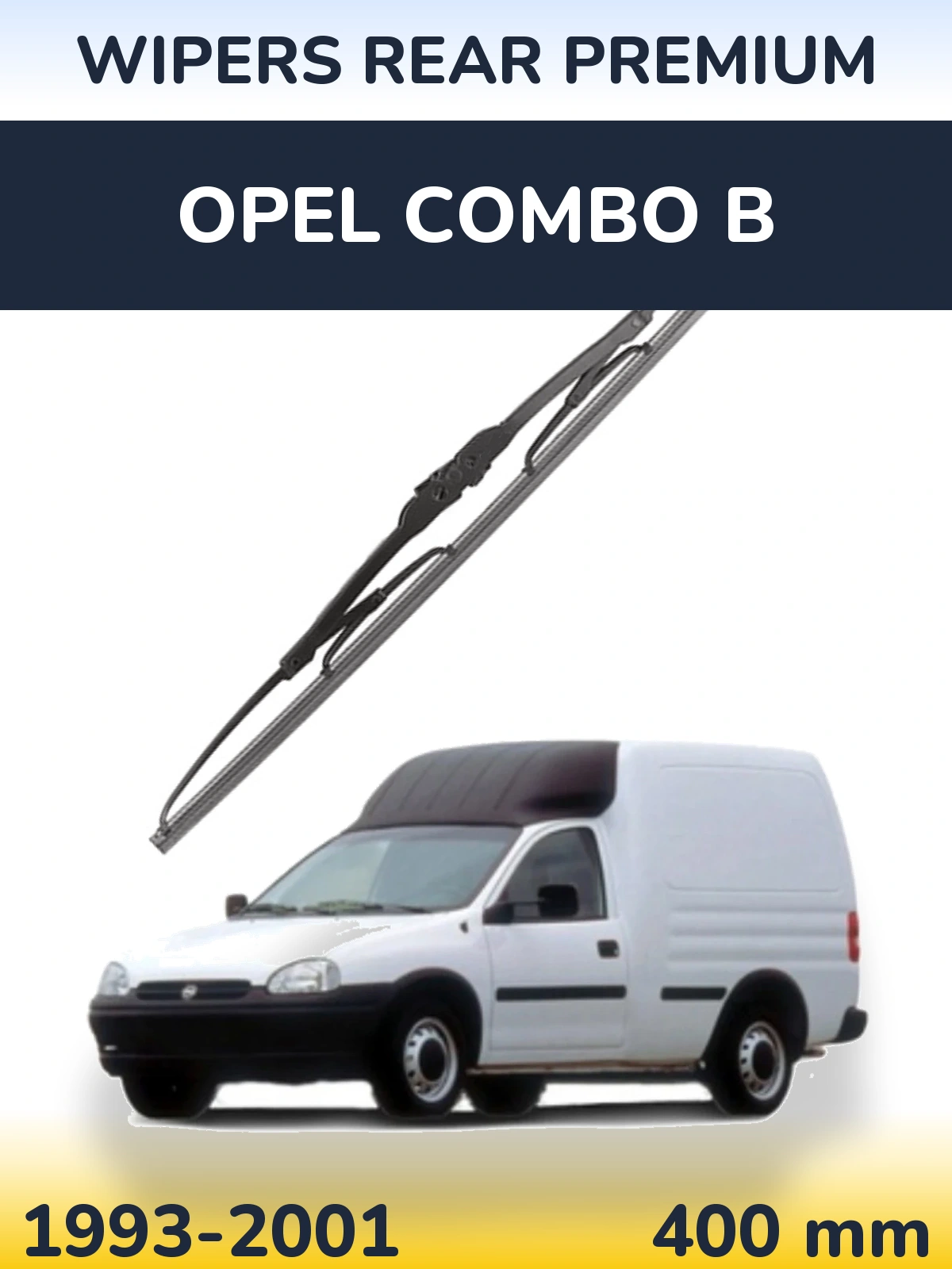 Задний дворник WIPERS REAR PREMIUM 400 мм для Opel Combo B 1993-2001