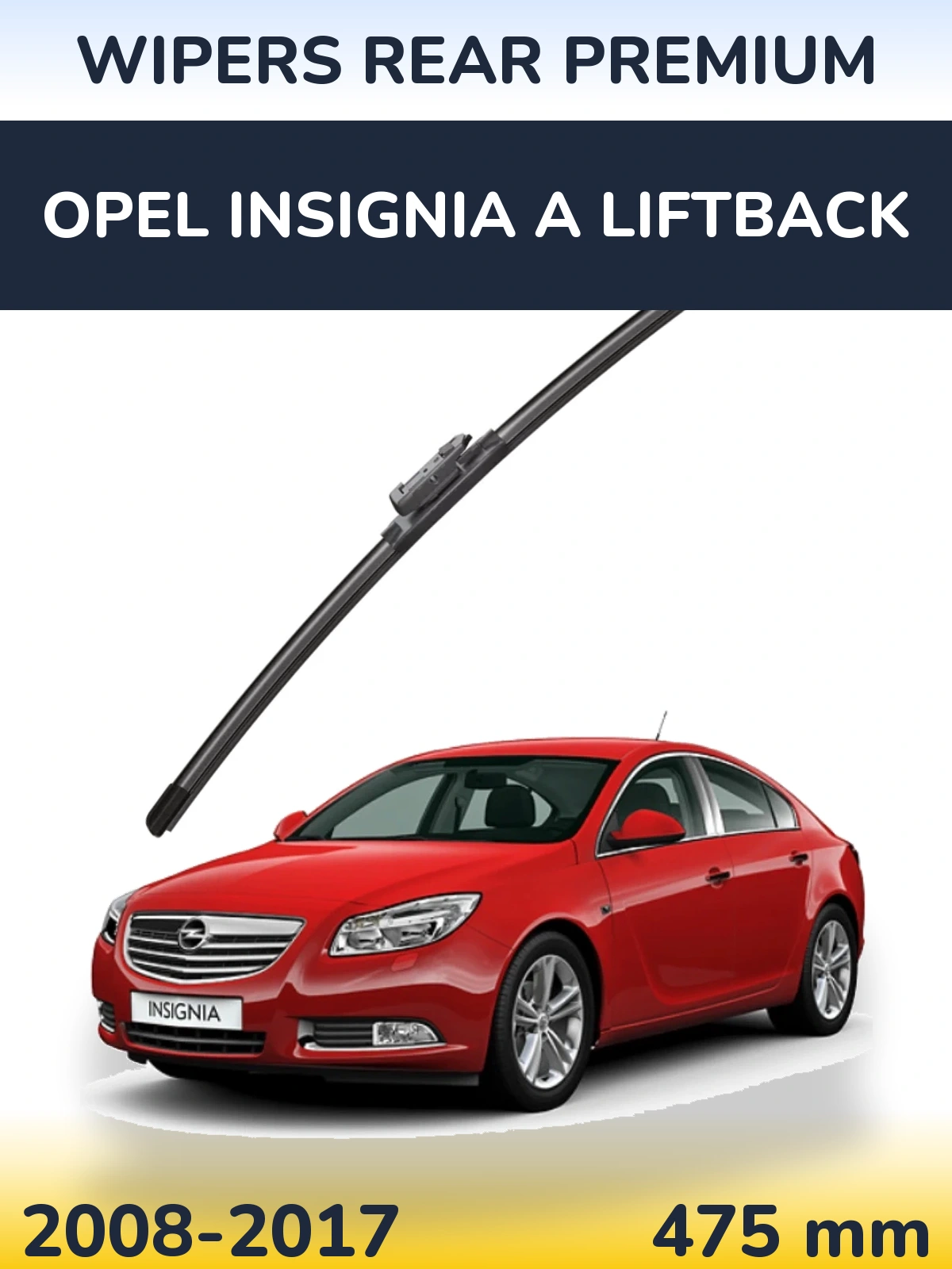 Задний дворник WIPERS REAR PREMIUM 500 мм для Opel Insignia A liftback 2008-2017