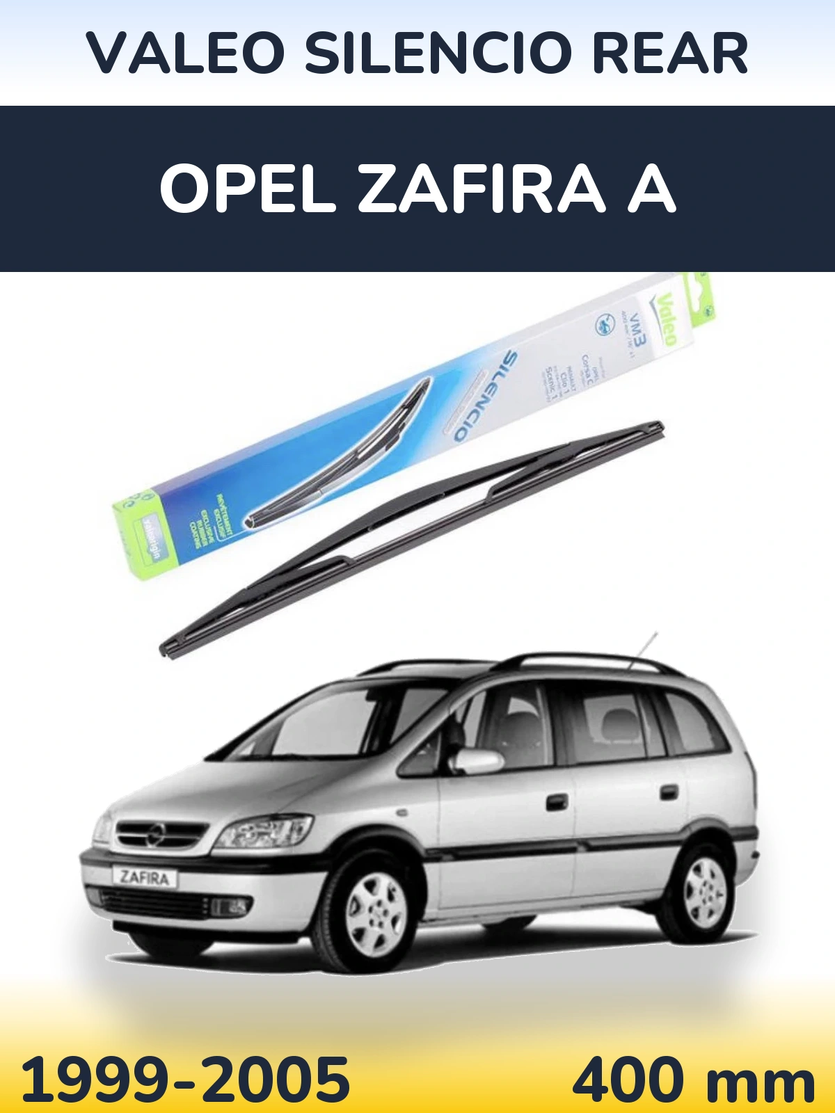Tylna wycieraczka Valeo Silencio Rear 400 mm do Opel Zafira A 1999-2005