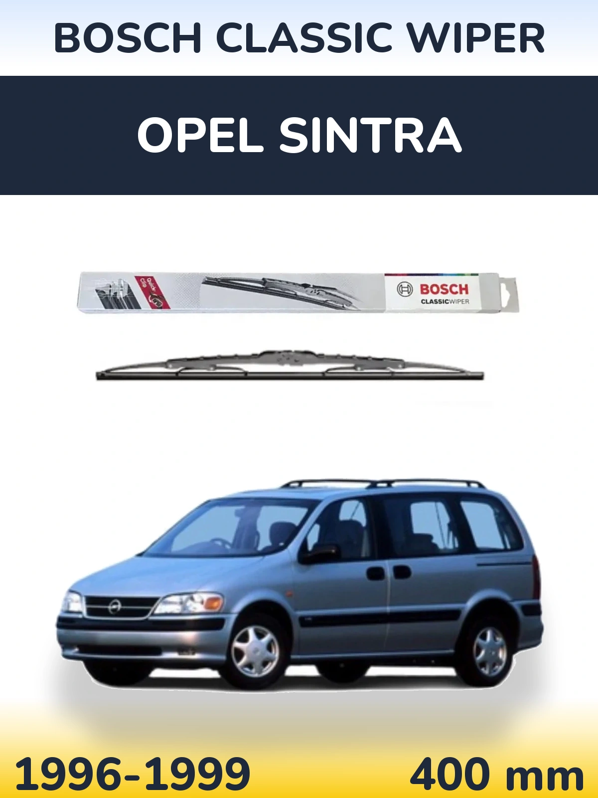Задний дворник BOSCH Classic Wiper 400 мм для Opel Sintra 1996-1999