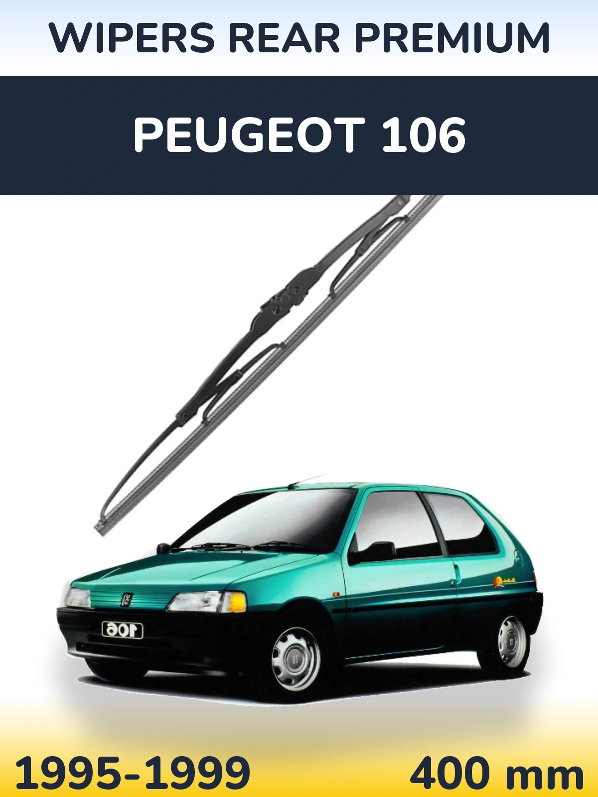 Tylna wycieraczka WIPERS REAR PREMIUM 400 mm do Peugeot 106 1995-1999