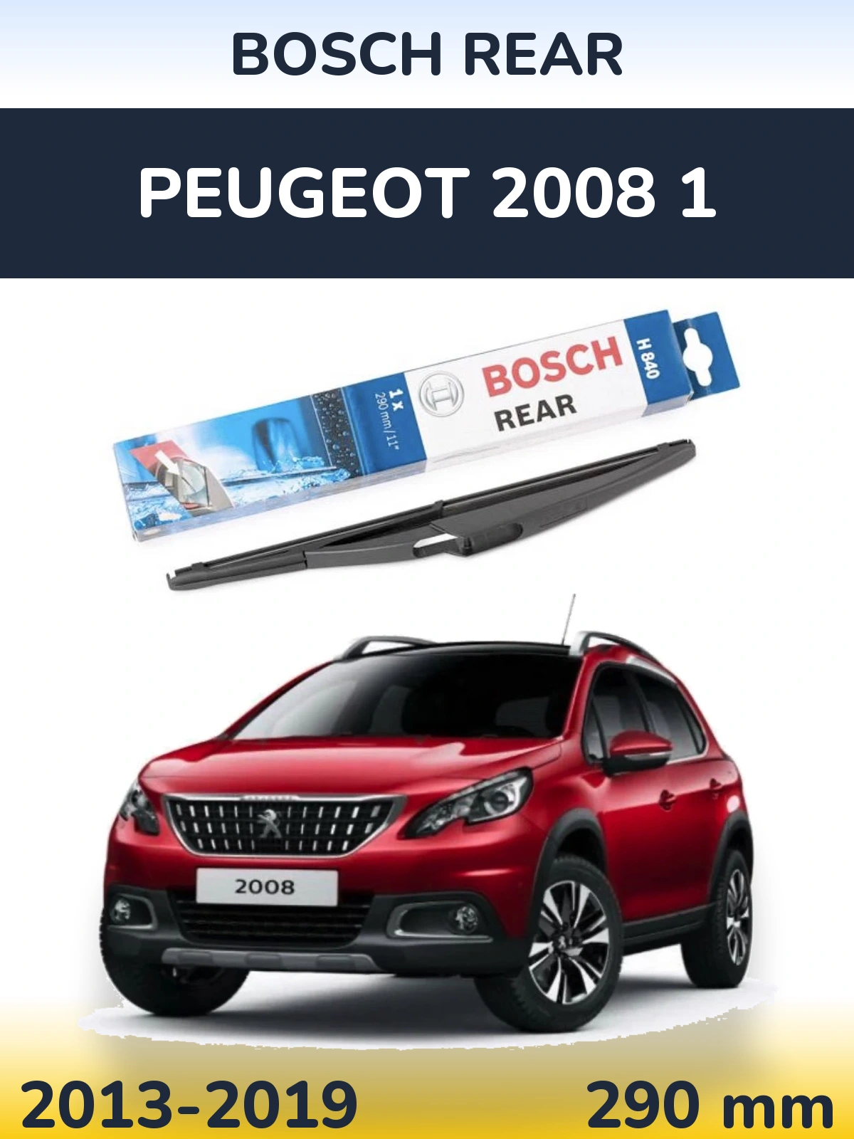 Tylna wycieraczka BOSCH Rear 290 mm do Peugeot 2008 1 2013-2019