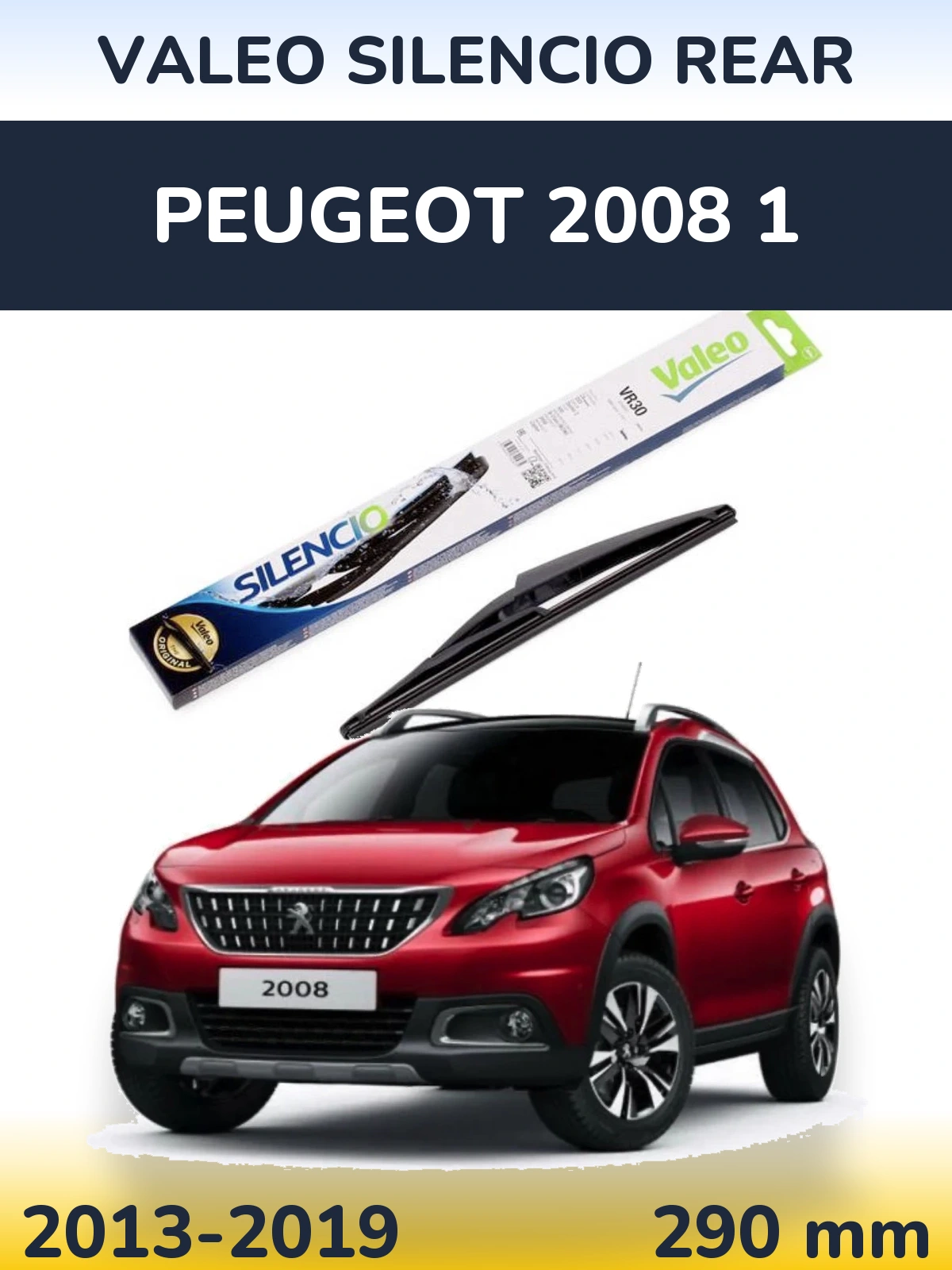 Tylna wycieraczka Valeo Silencio Rear 290 mm do Peugeot 2008 1 2013-2019