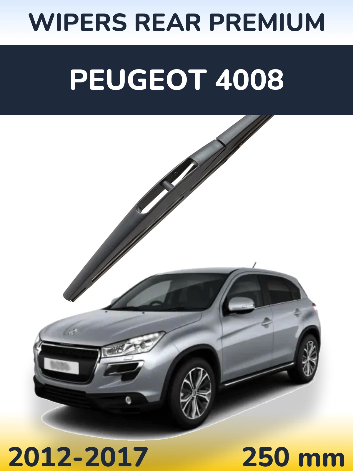 Tylna wycieraczka WIPERS REAR PREMIUM 250 mm do Peugeot 4008 2012-2017