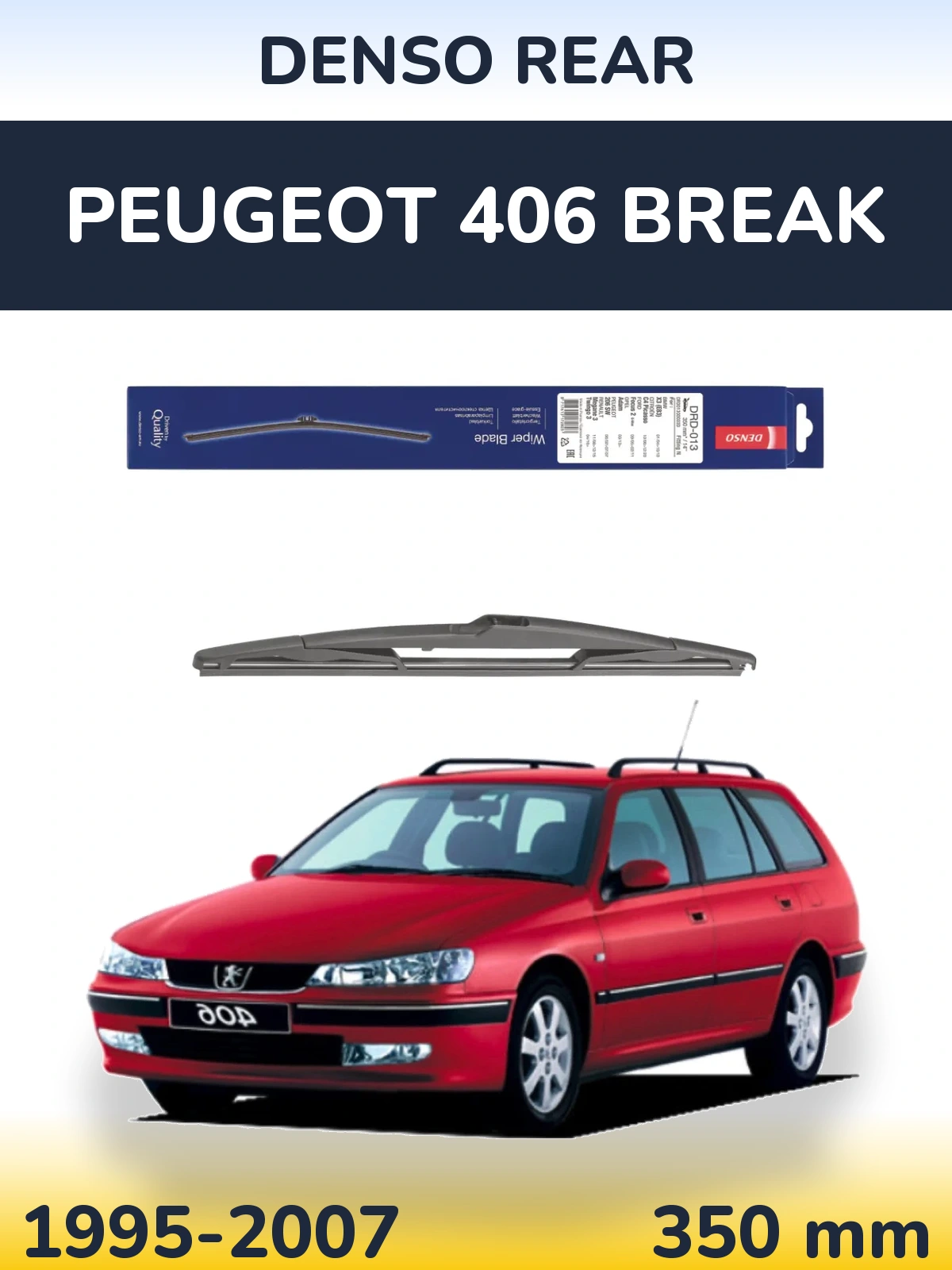 Tylna wycieraczka Denso Rear 350 mm do Peugeot 406 Break 1995-2007
