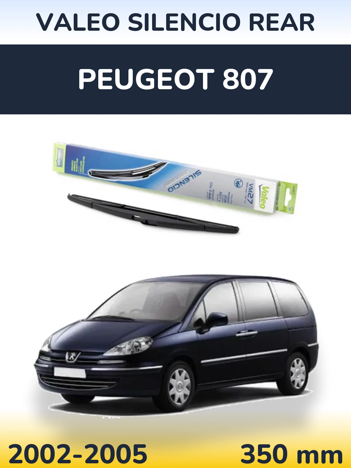 Tylna wycieraczka Valeo Silencio Rear 350 mm do Peugeot 807 2002-2005