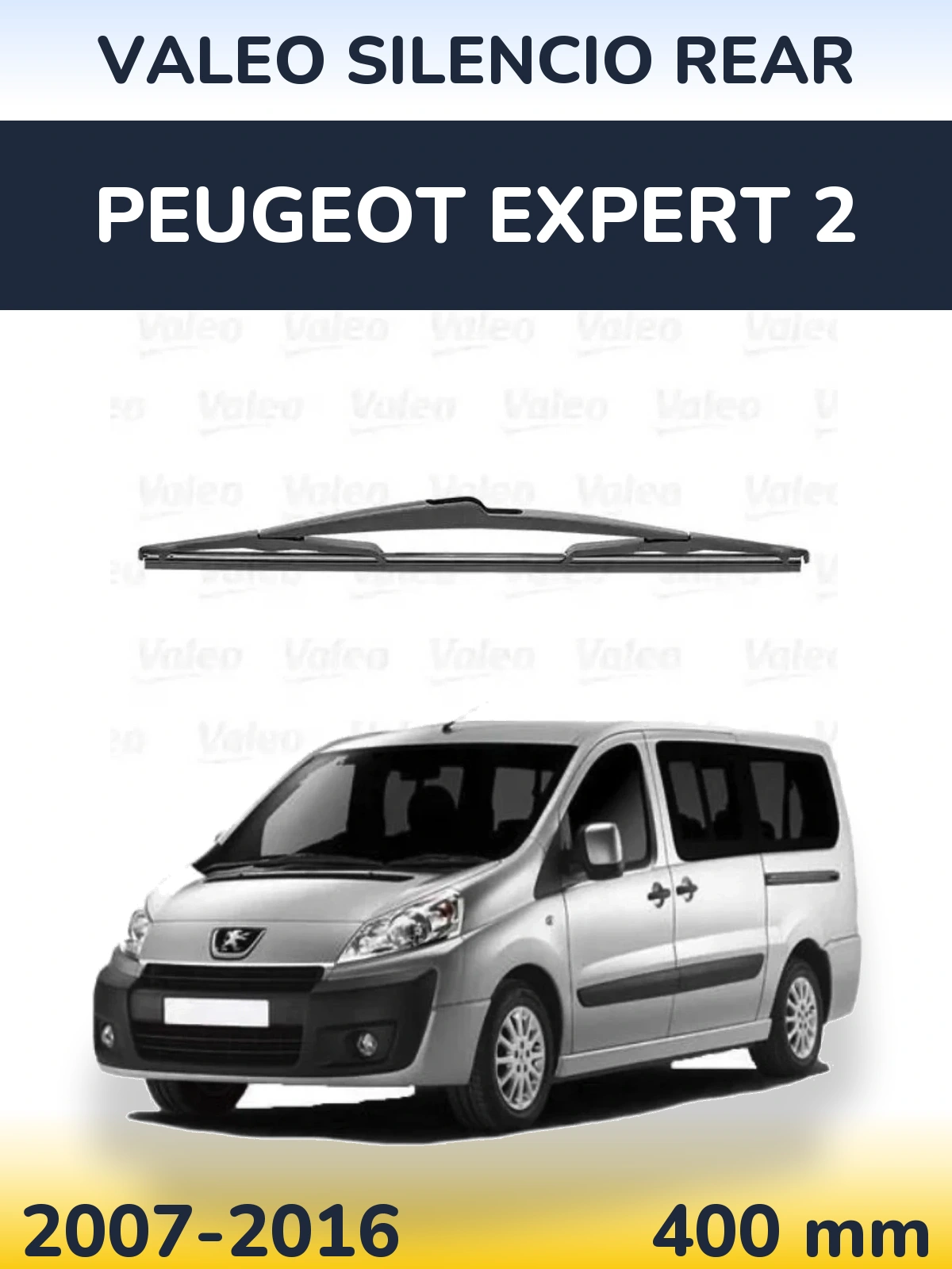 Tylna wycieraczka Valeo Silencio Rear 400 mm do Peugeot Expert 2 2007-2016