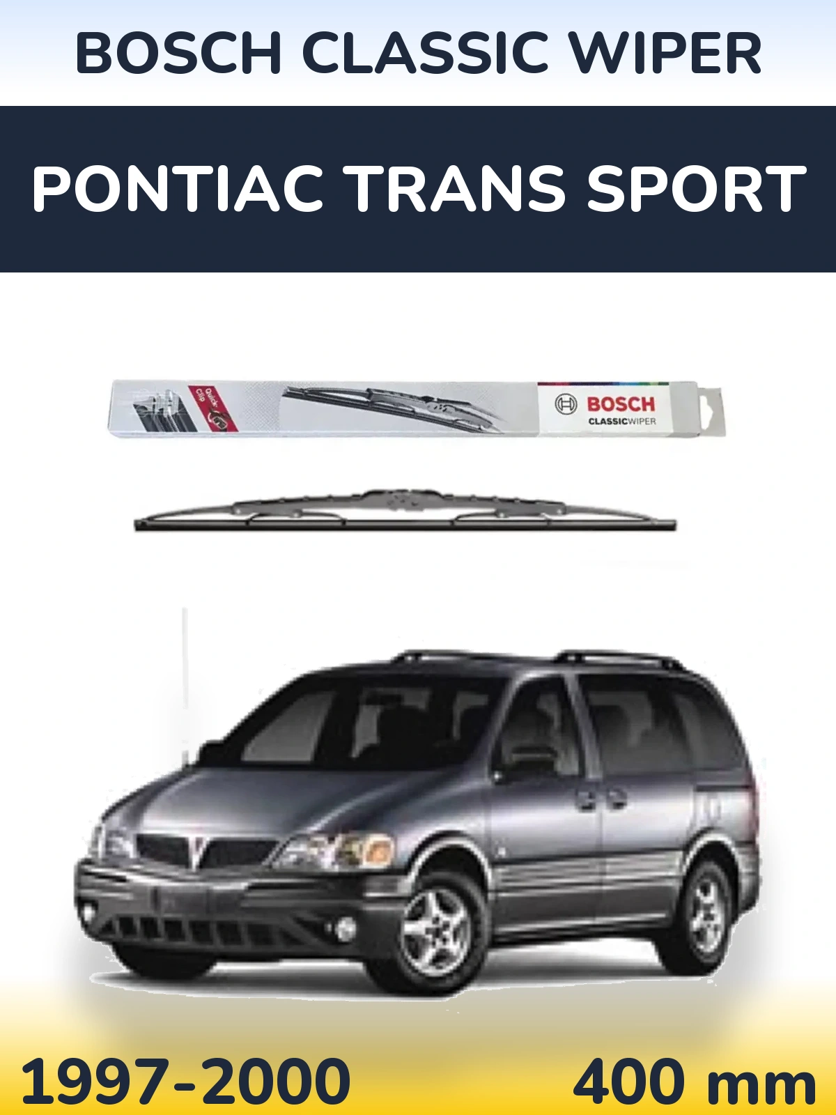 Tylna wycieraczka BOSCH Classic Wiper 400 mm do Pontiac Trans Sport 1997-2000