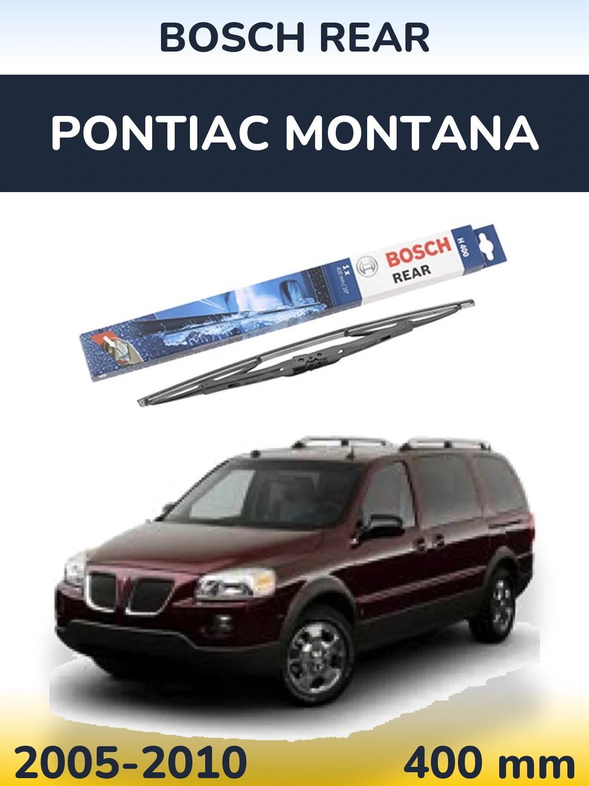 Tylna wycieraczka BOSCH Rear 400 mm do Pontiac Montana 2005-2010
