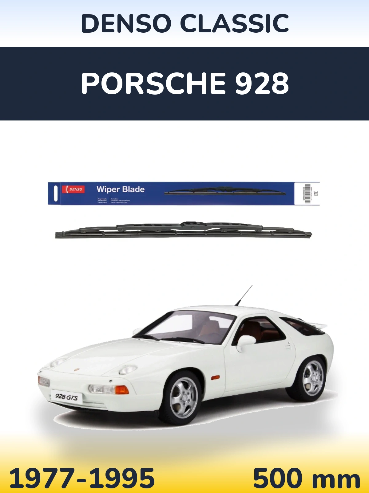 Tylna wycieraczka Denso Classic 500 mm do Porsche 928 1977-1995