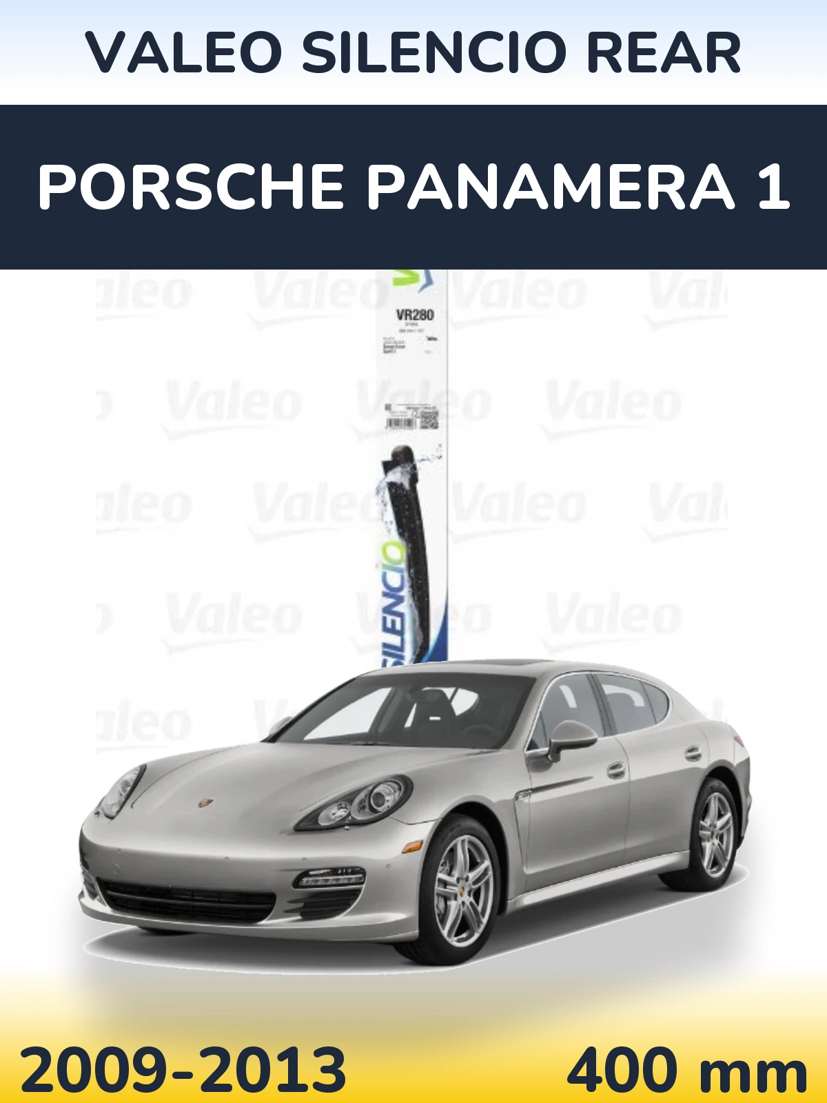 Tylna wycieraczka Valeo Silencio Rear 380 mm do Porsche Panamera 1 2009-2013