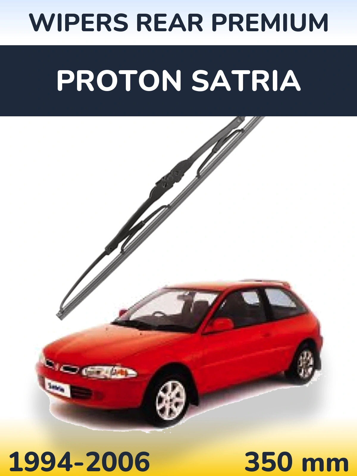 Tylna wycieraczka WIPERS REAR PREMIUM 350 mm do Proton Satria 1994-2006
