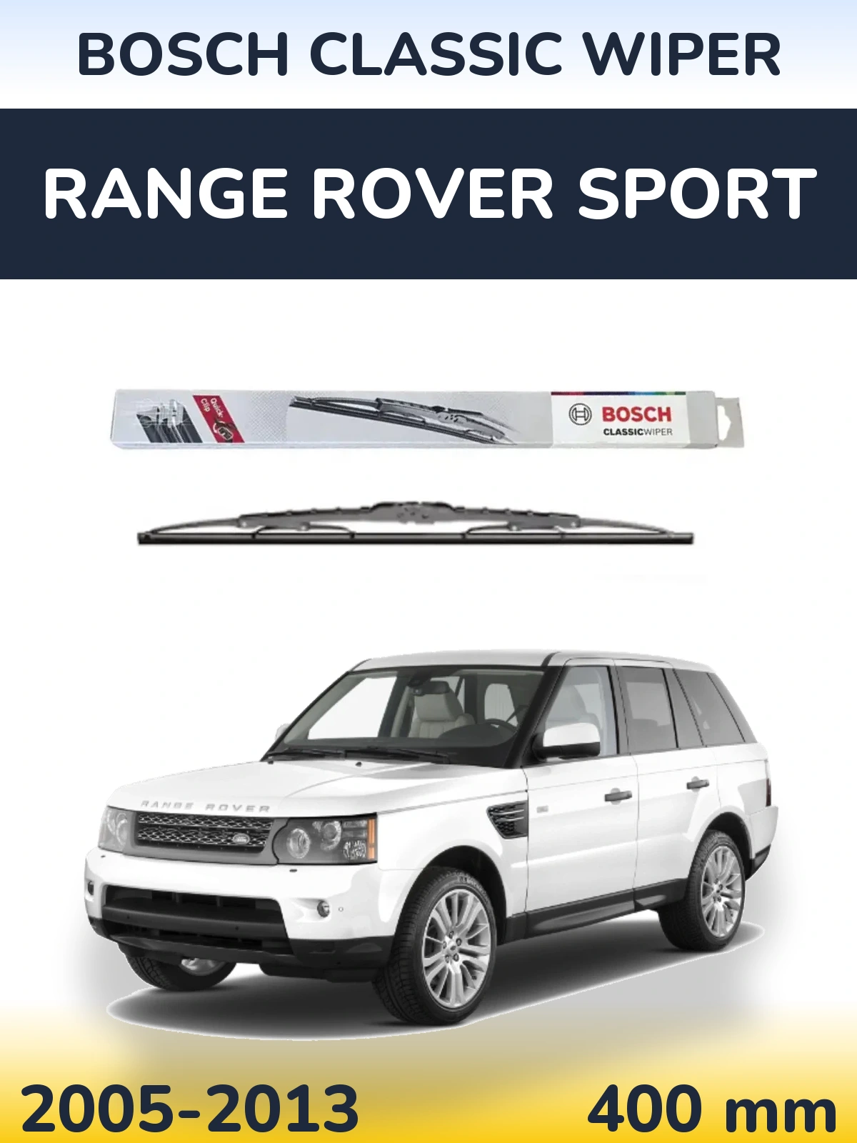 Tylna wycieraczka BOSCH Classic Wiper 400 mm do Range Rover Sport 2005-2013