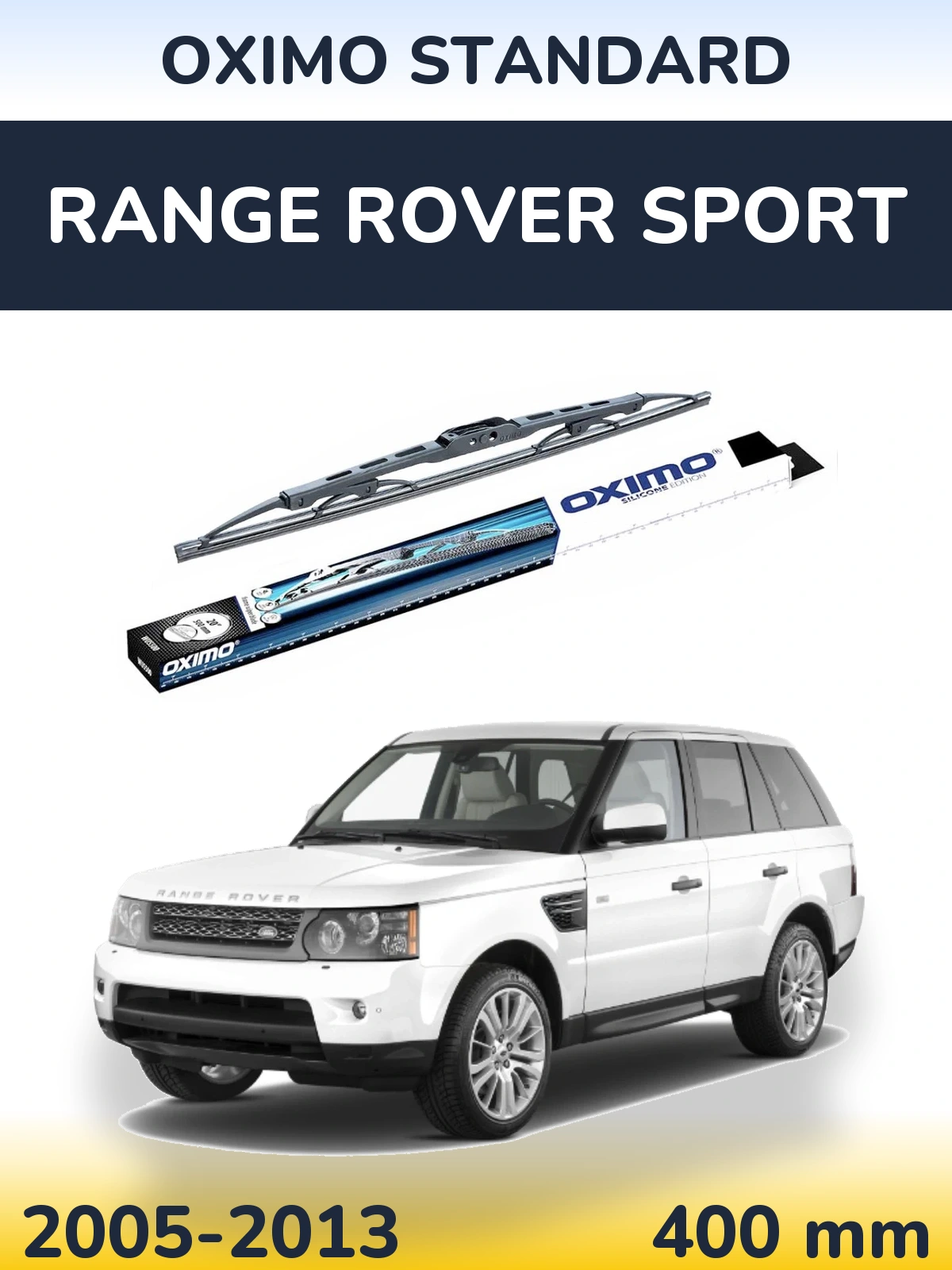 Rear wiper blade Oximo Standard 400 mm for Range Rover Sport 2005-2013