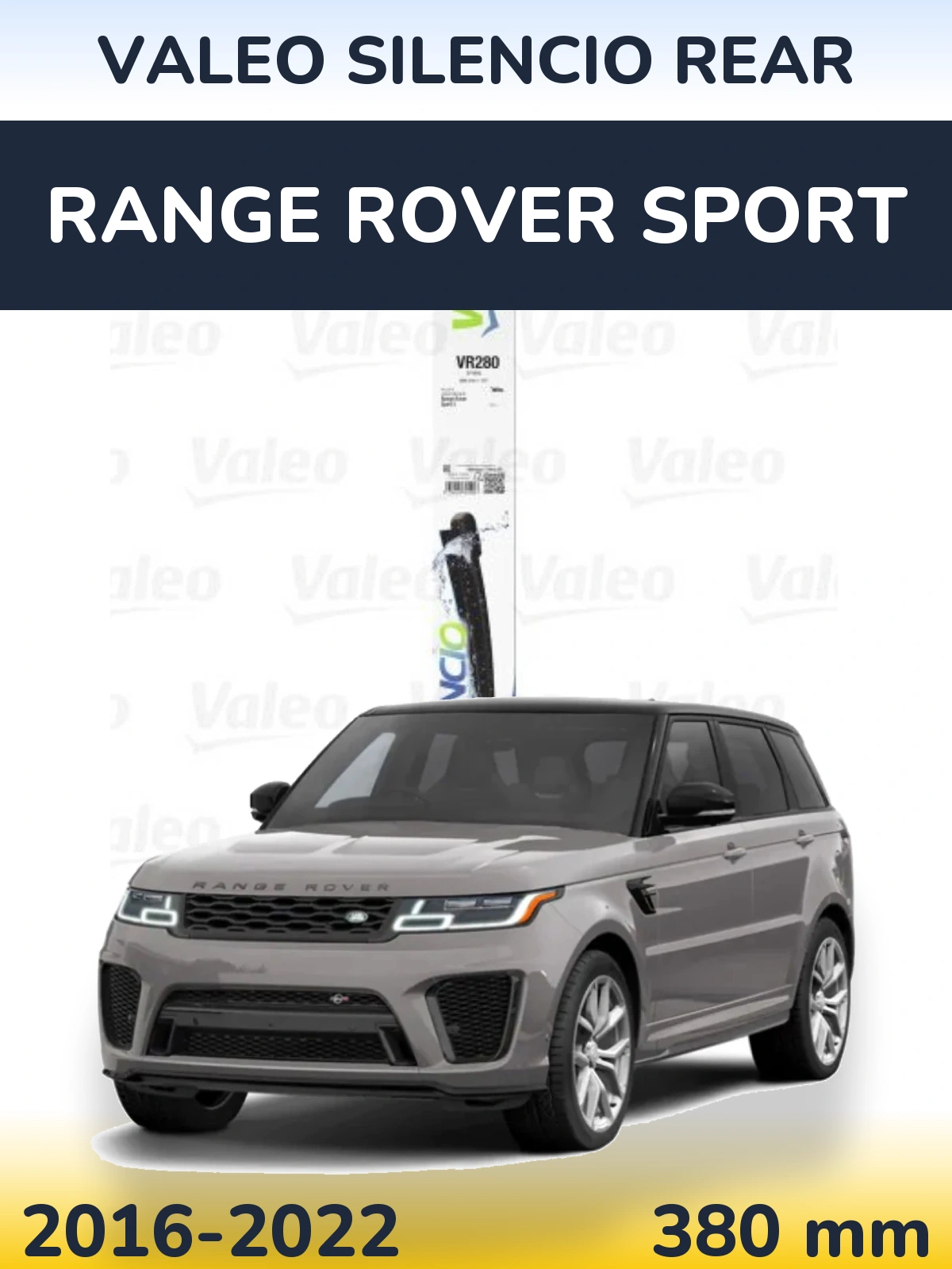 Tylna wycieraczka Valeo Silencio Rear 380 mm do Range Rover Sport 2016-2022