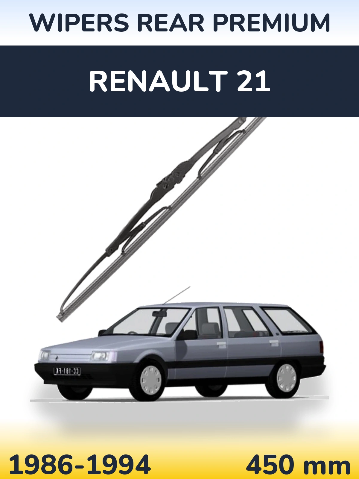 Tylna wycieraczka WIPERS REAR PREMIUM 450 mm do Renault 21 1986-1994