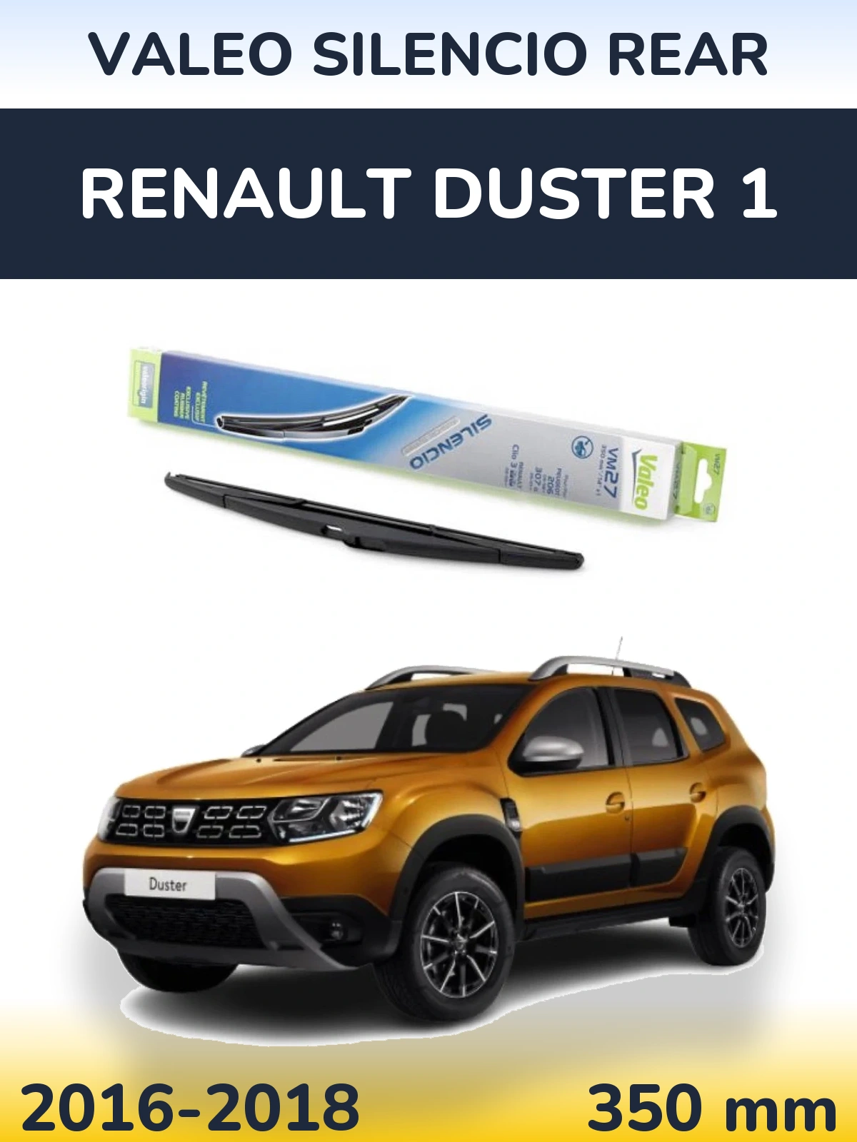Tylna wycieraczka Valeo Silencio Rear 350 mm do Renault Duster 1 2016-2018