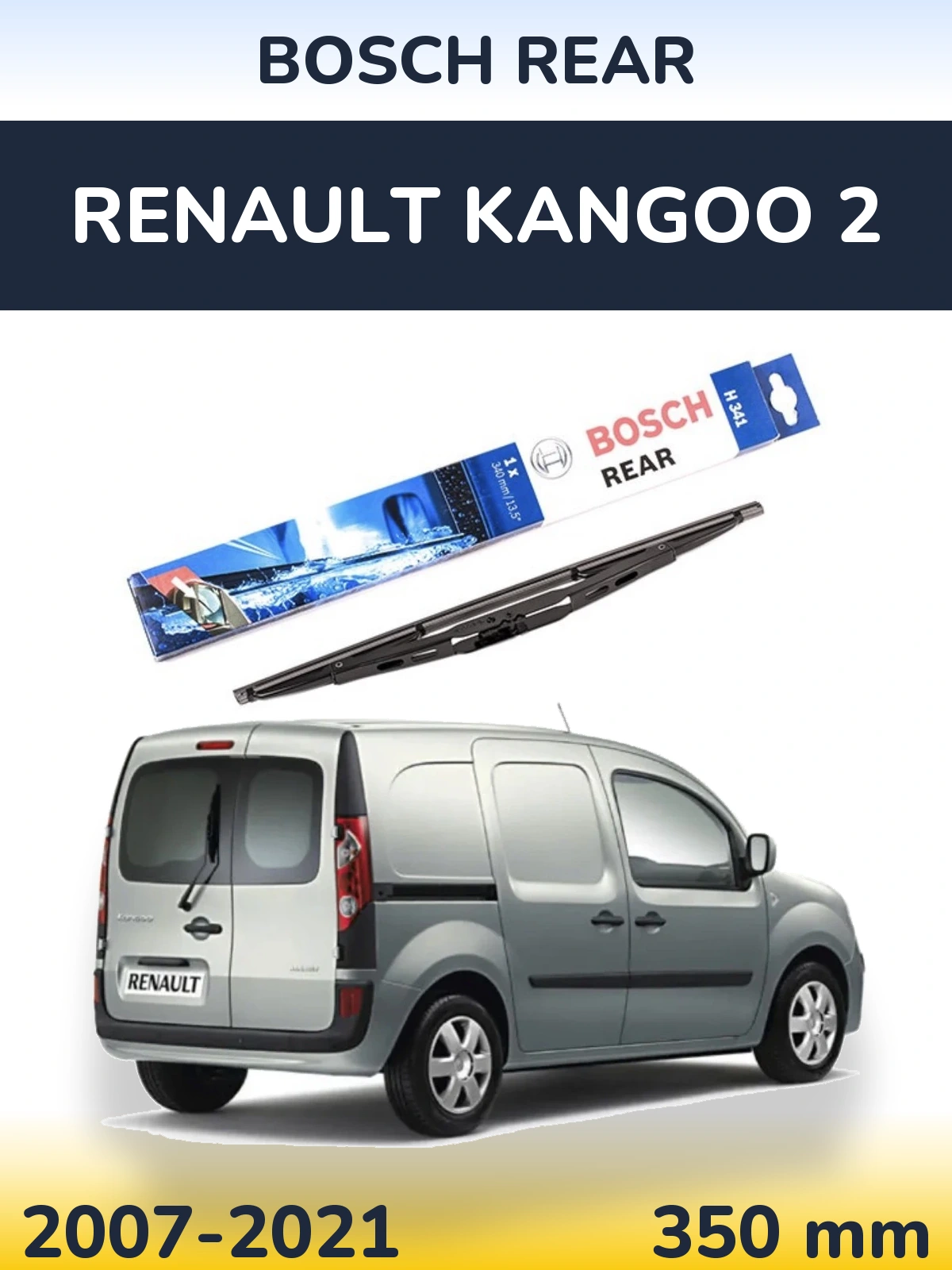 Tylna wycieraczka BOSCH Rear 340 mm do Renault Kangoo 2 2007-2021