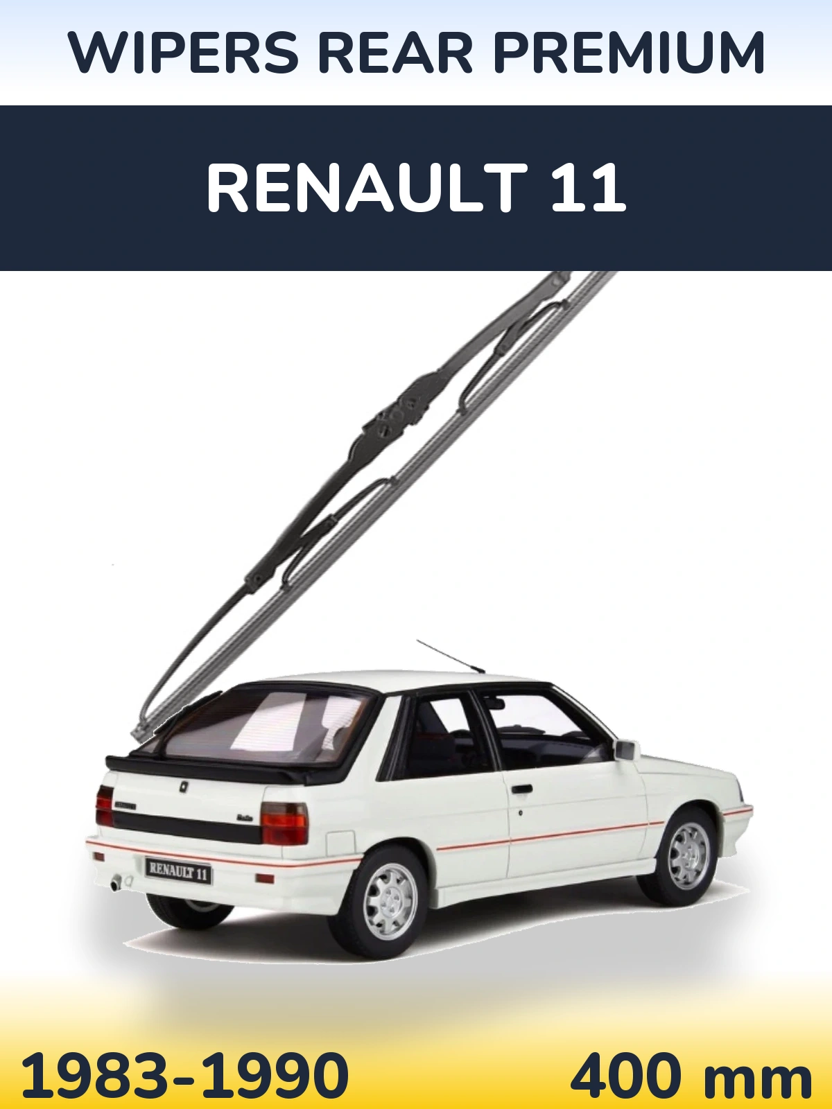Задний дворник WIPERS REAR PREMIUM 400 мм для Renault 11 1983-1990