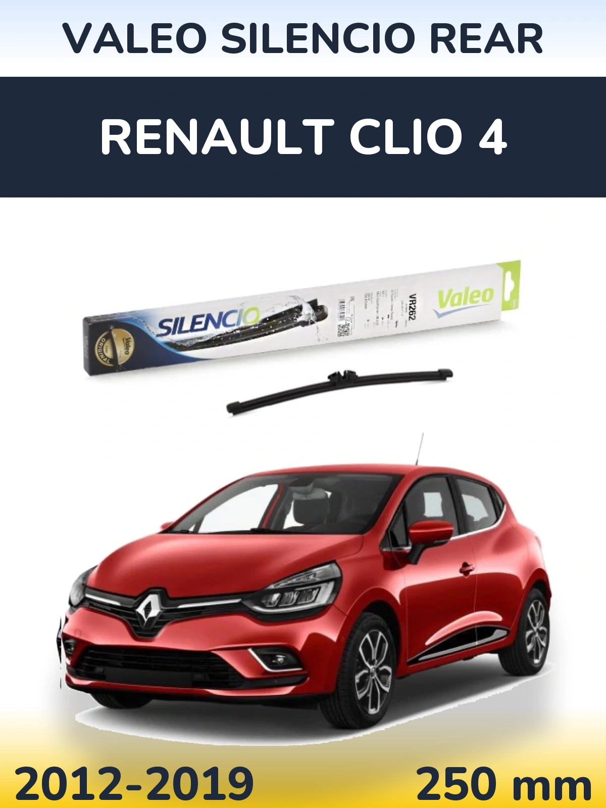 Tylna wycieraczka Valeo Silencio Rear 240 mm do Renault Clio 4 2012-2019