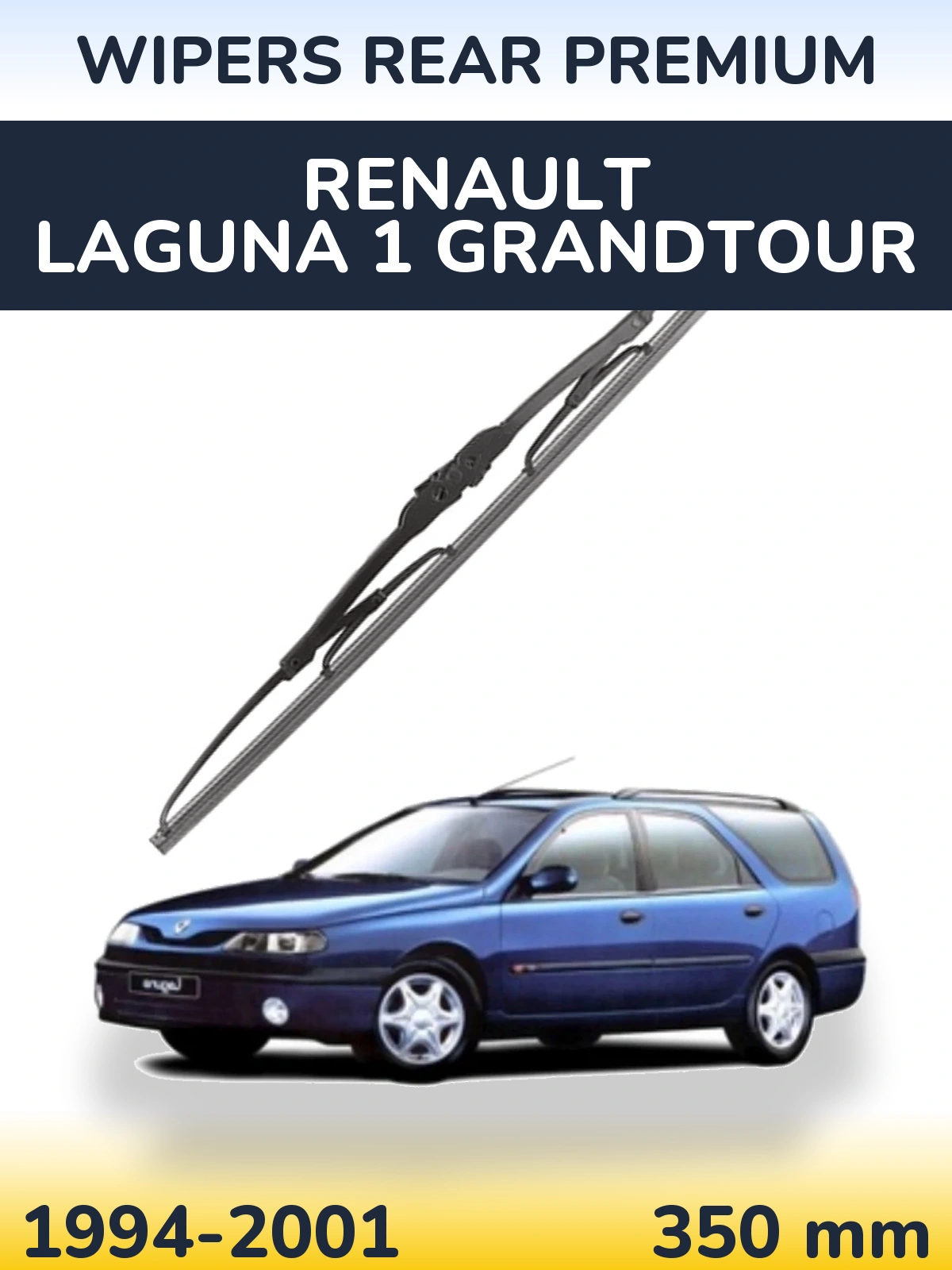 Tylna wycieraczka WIPERS REAR PREMIUM 350 mm do Renault Laguna 1 Grandtour 1994-2001