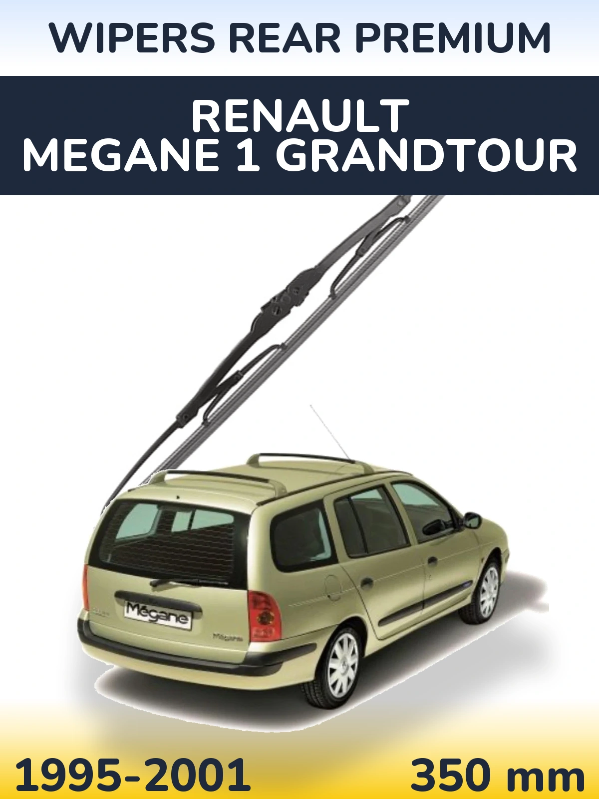 Задня щітка WIPERS REAR PREMIUM 350 мм для Renault Megane 1 Grandtour 1995-2001
