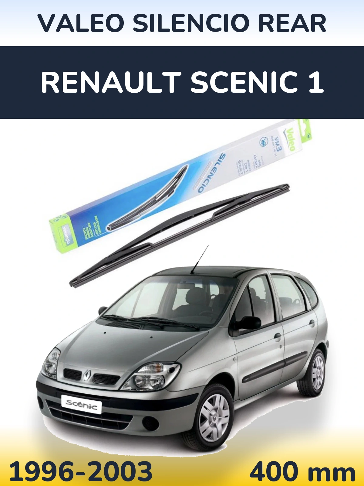 Tylna wycieraczka Valeo Silencio Rear 400 mm do Renault Scenic 1 1996-2003