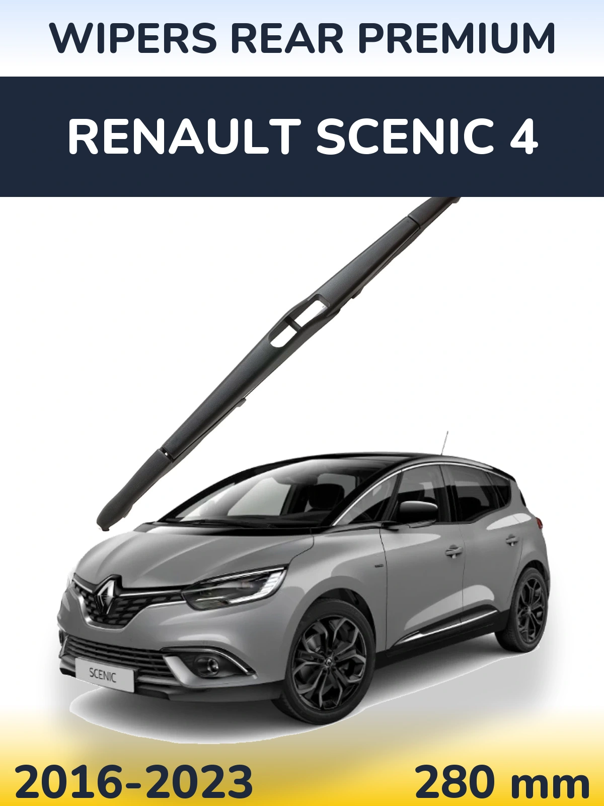Tylna wycieraczka WIPERS REAR PREMIUM 280 mm do Renault Scenic 4 2016-2023