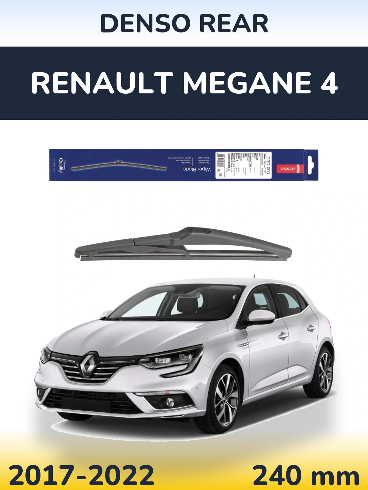 Tylna wycieraczka Denso Rear 240 mm do Renault Megane 4 2017-2022